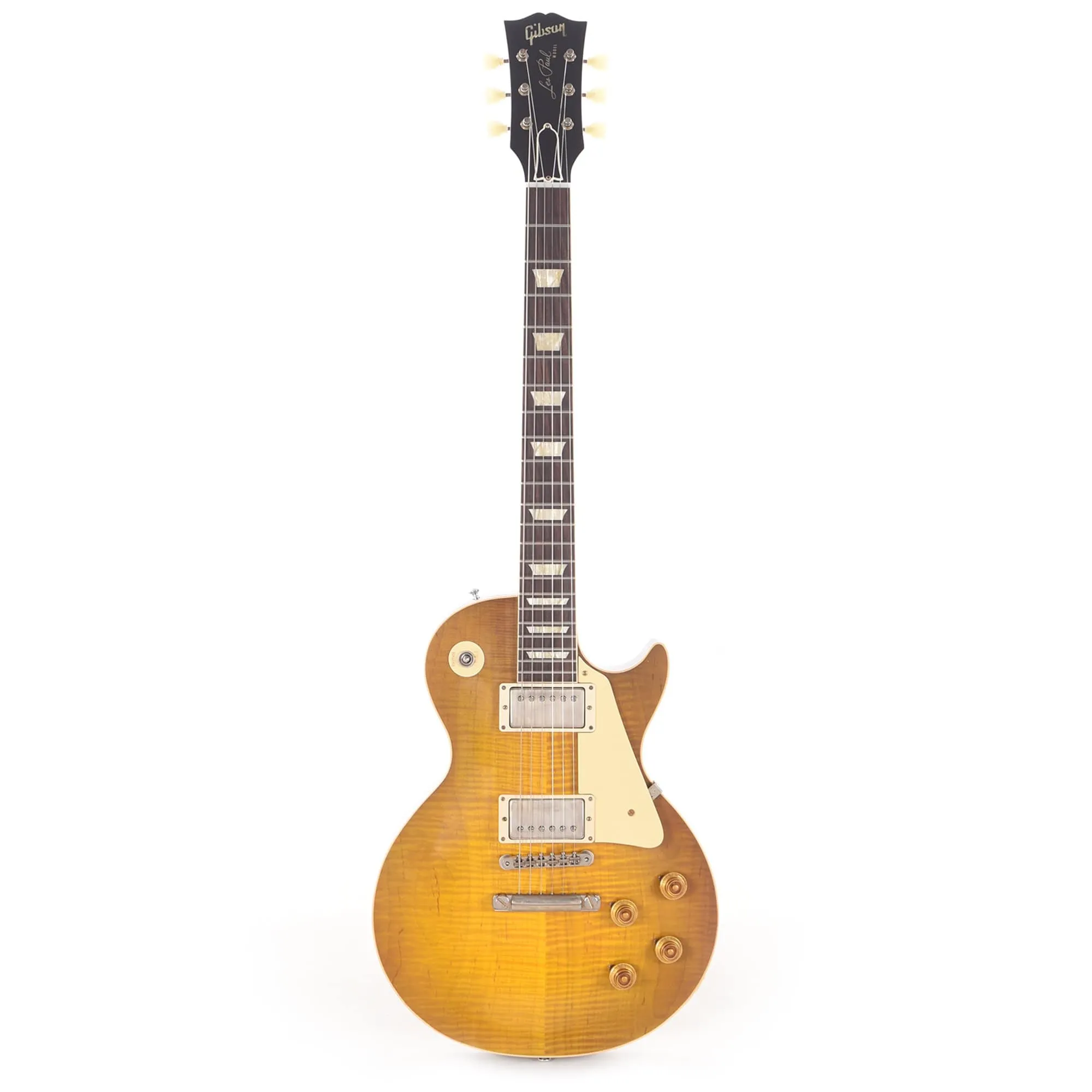 Gibson Custom 1958 Les Paul Standard "CME Spec" Plain Top Green Lemon VOS w/60 V2 Neck Profile