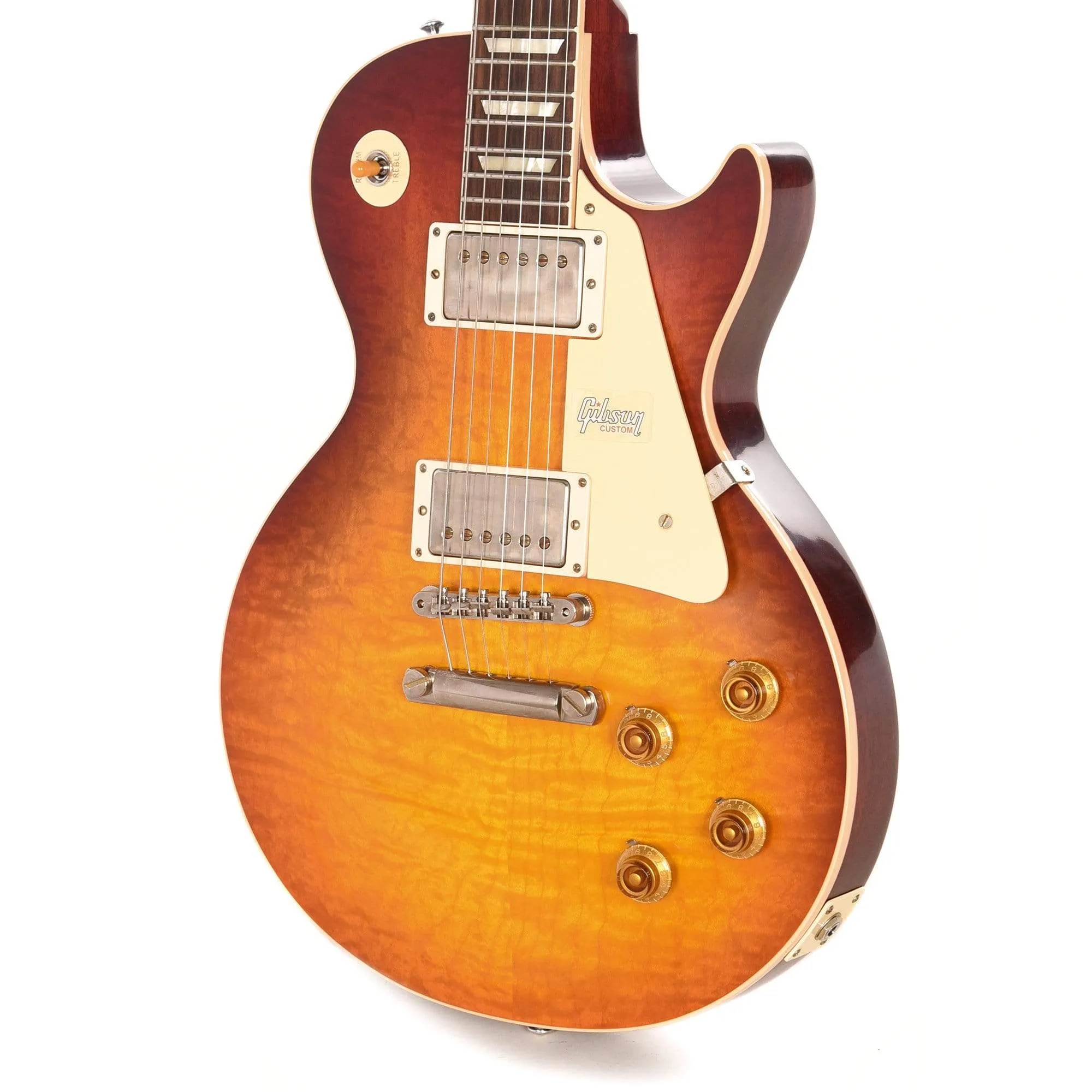 Gibson Custom 1958 Les Paul Standard "CME Spec" Plain Top Slow Iced Tea Fade VOS w/59 Carmelita Neck