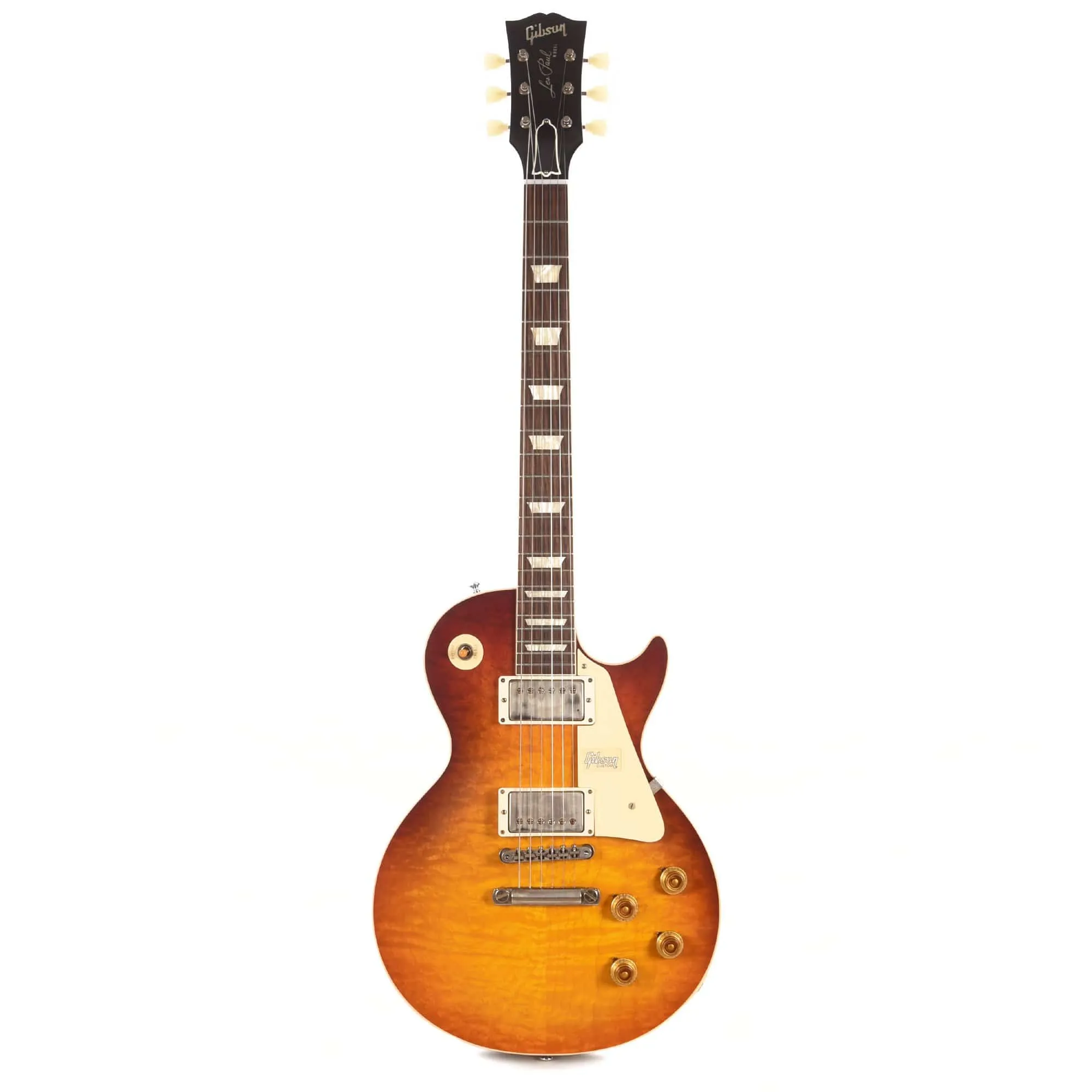 Gibson Custom 1958 Les Paul Standard "CME Spec" Plain Top Slow Iced Tea Fade VOS w/59 Carmelita Neck
