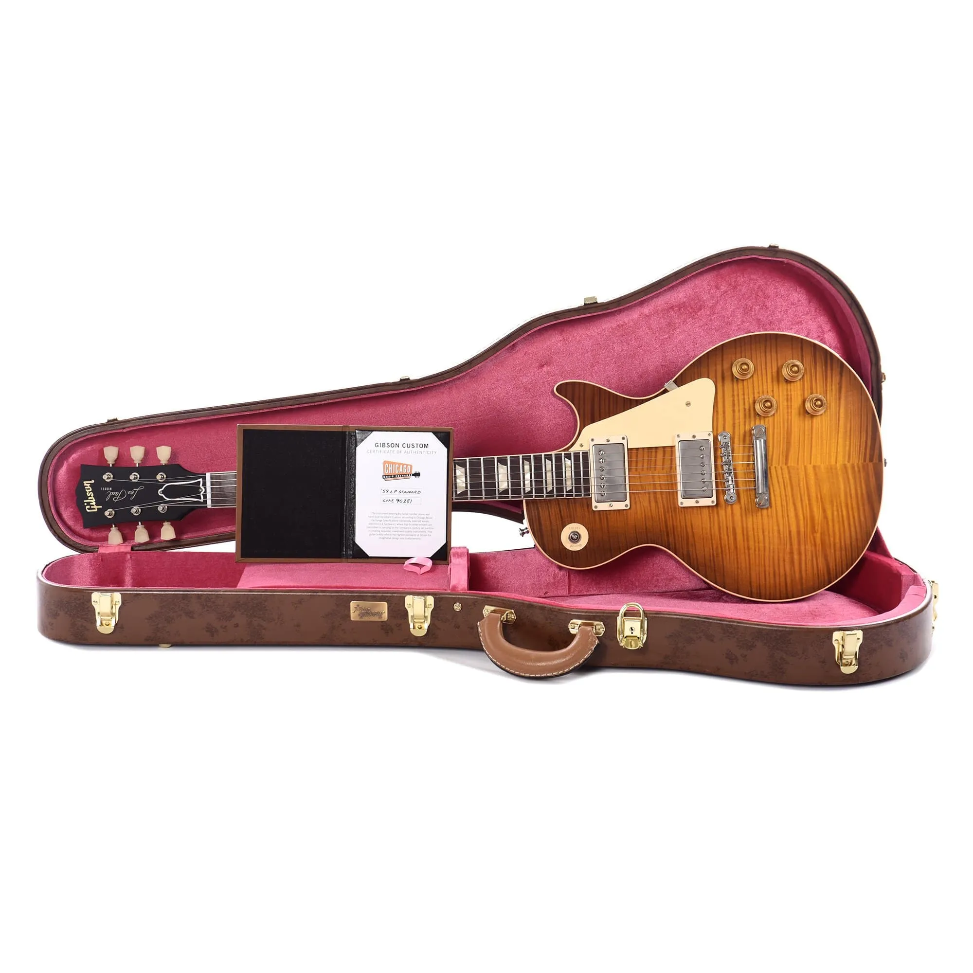 Gibson Custom 1959 Les Paul Standard "CME Spec" Amber VOS w/59 Carmelita Neck