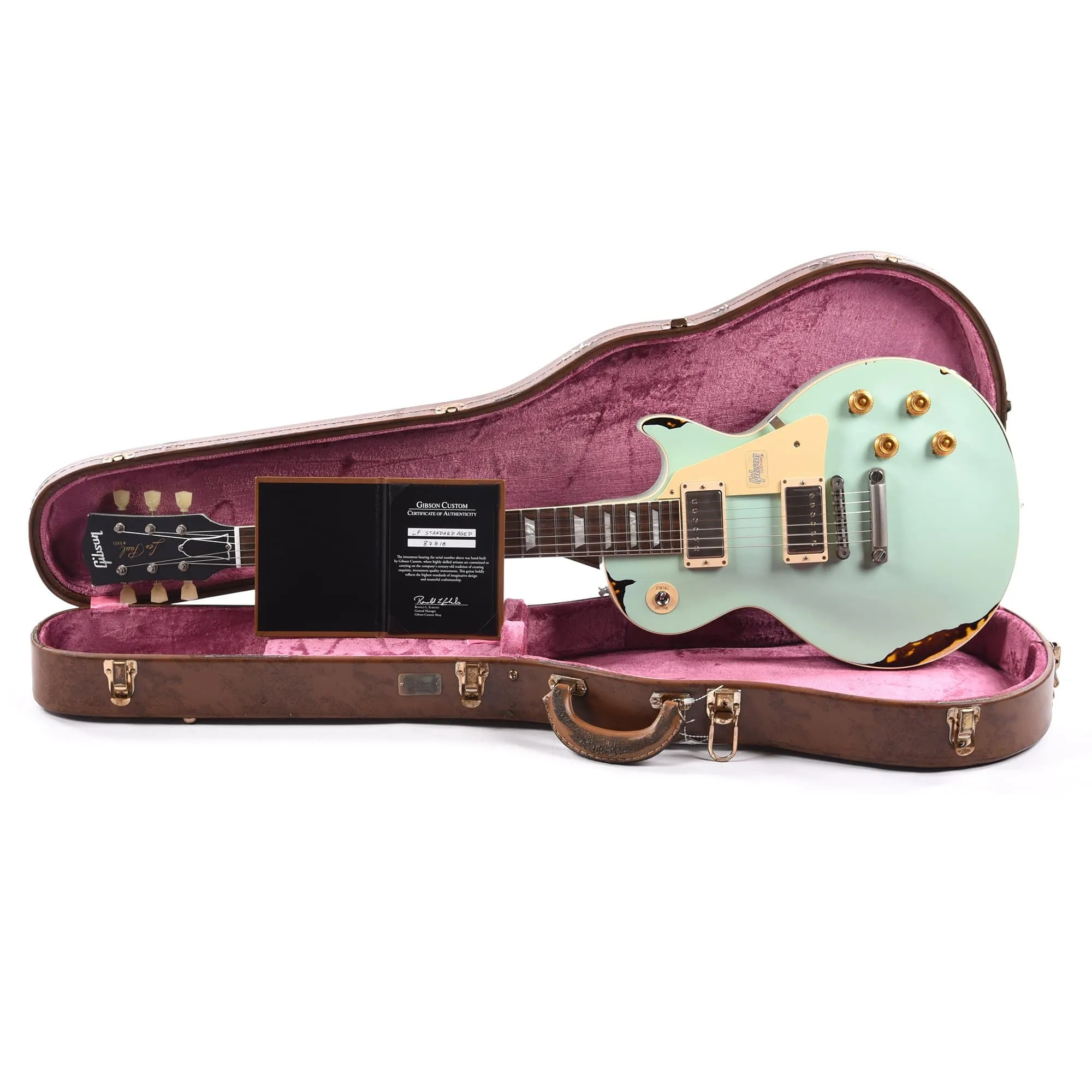 Gibson Custom Les Paul Standard Kerry Green Over Dark Burst Aged
