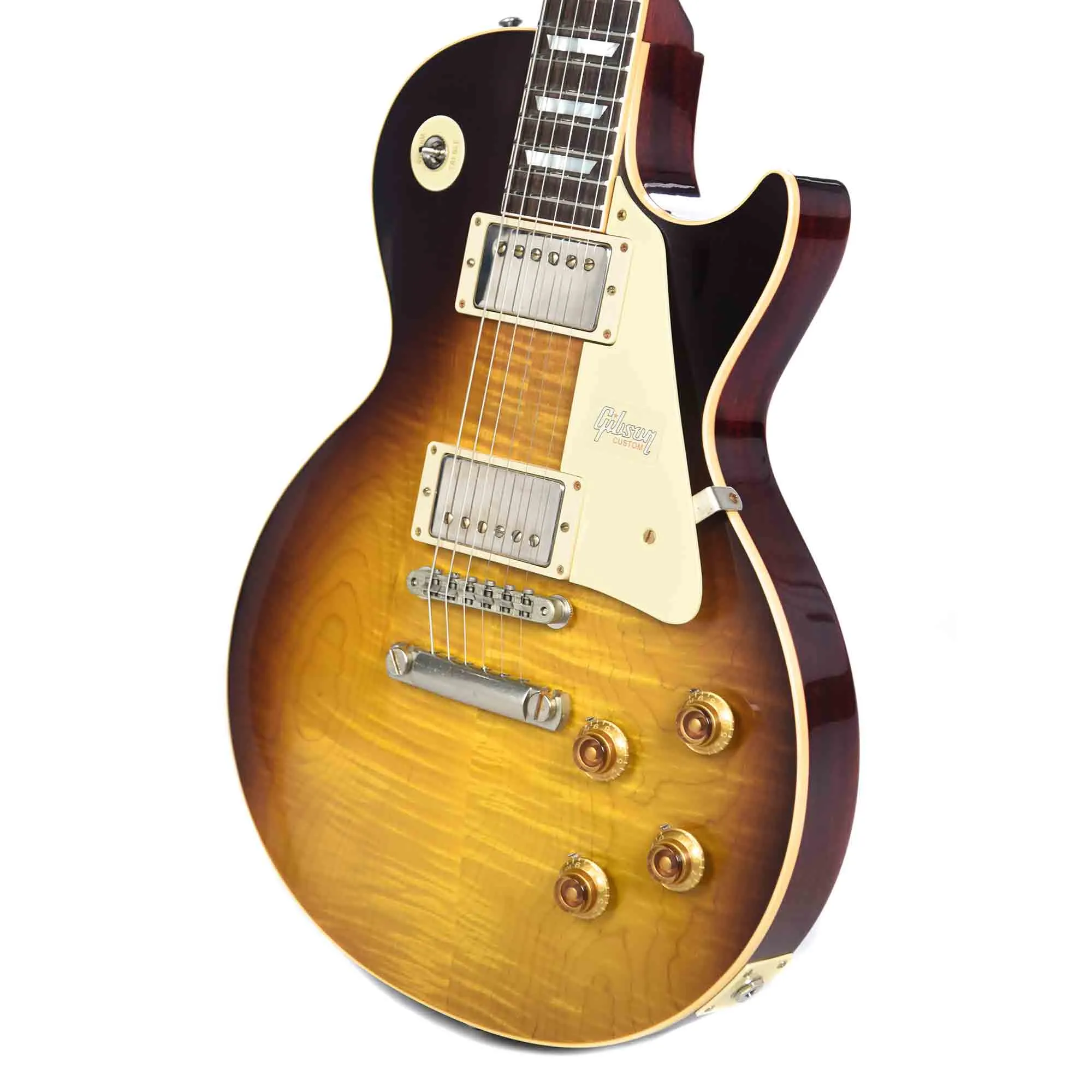 Gibson Custom Les Paul Standard Plain Top Kindred Burst Fade VOS w/Carmelita Neck