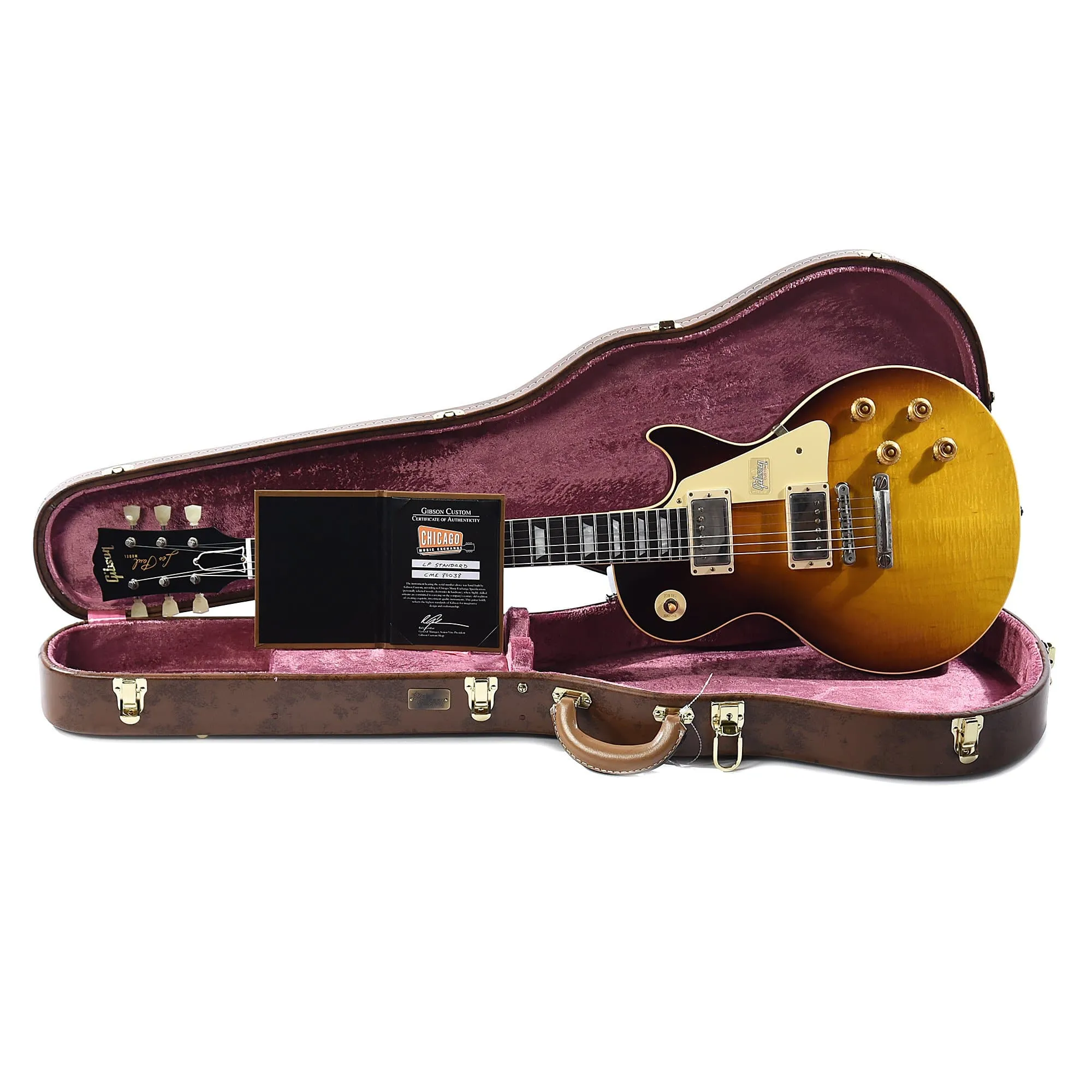 Gibson Custom Les Paul Standard Plain Top Slow Iced Tea Fade