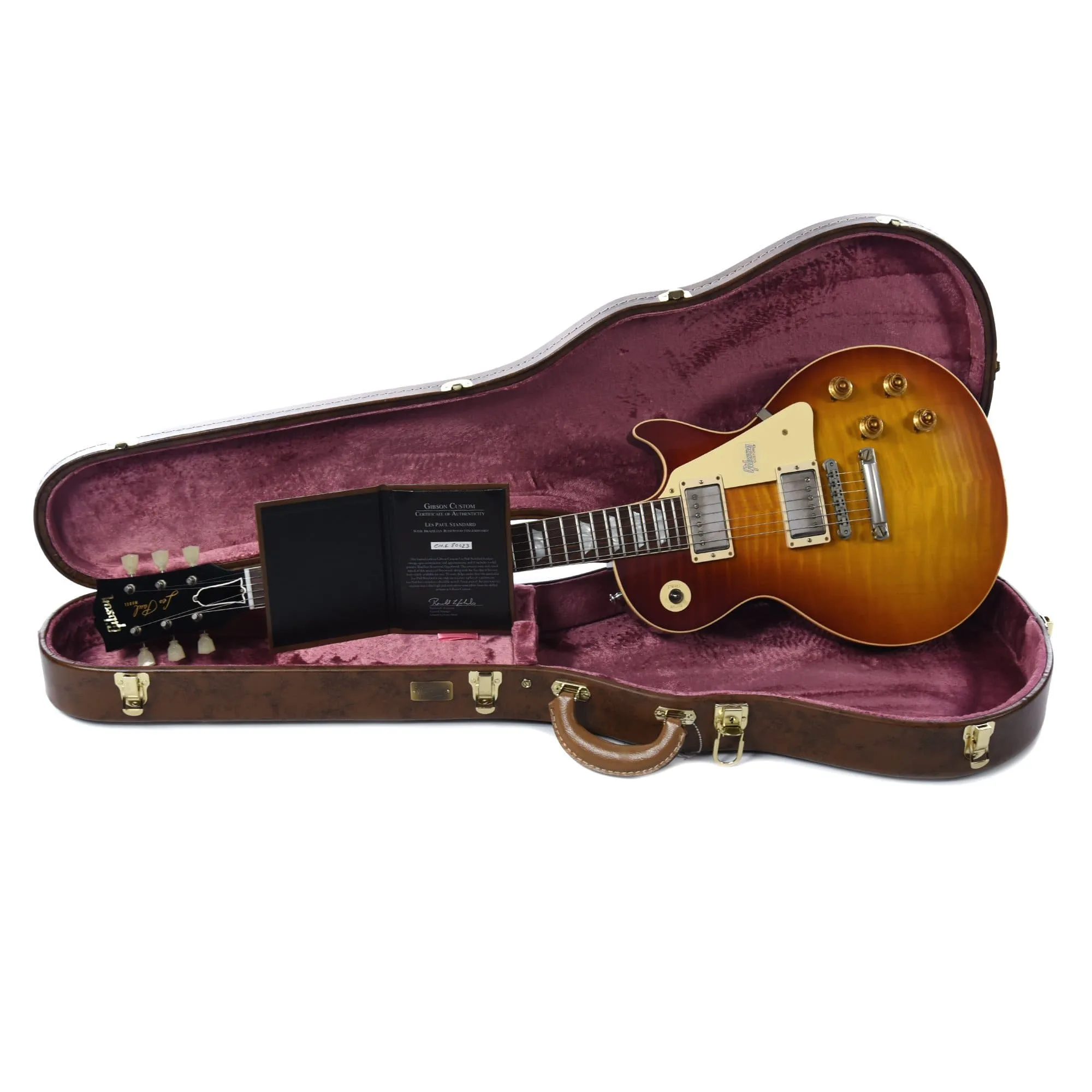 Gibson Custom Les Paul Standard Red Sky Fade w/Brazilian Fingerboard & Carmelita Neck