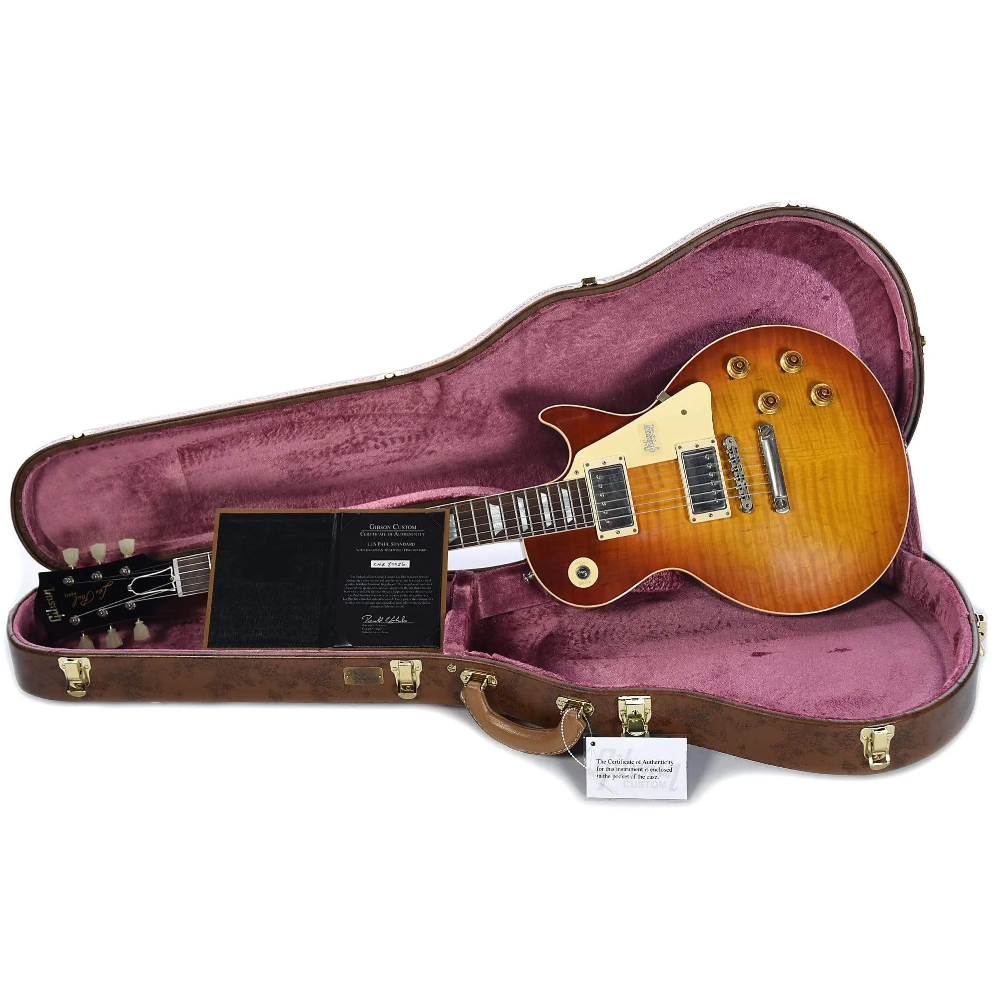 Gibson Custom Les Paul Standard Red Sky Fade w/Brazilian Fingerboard