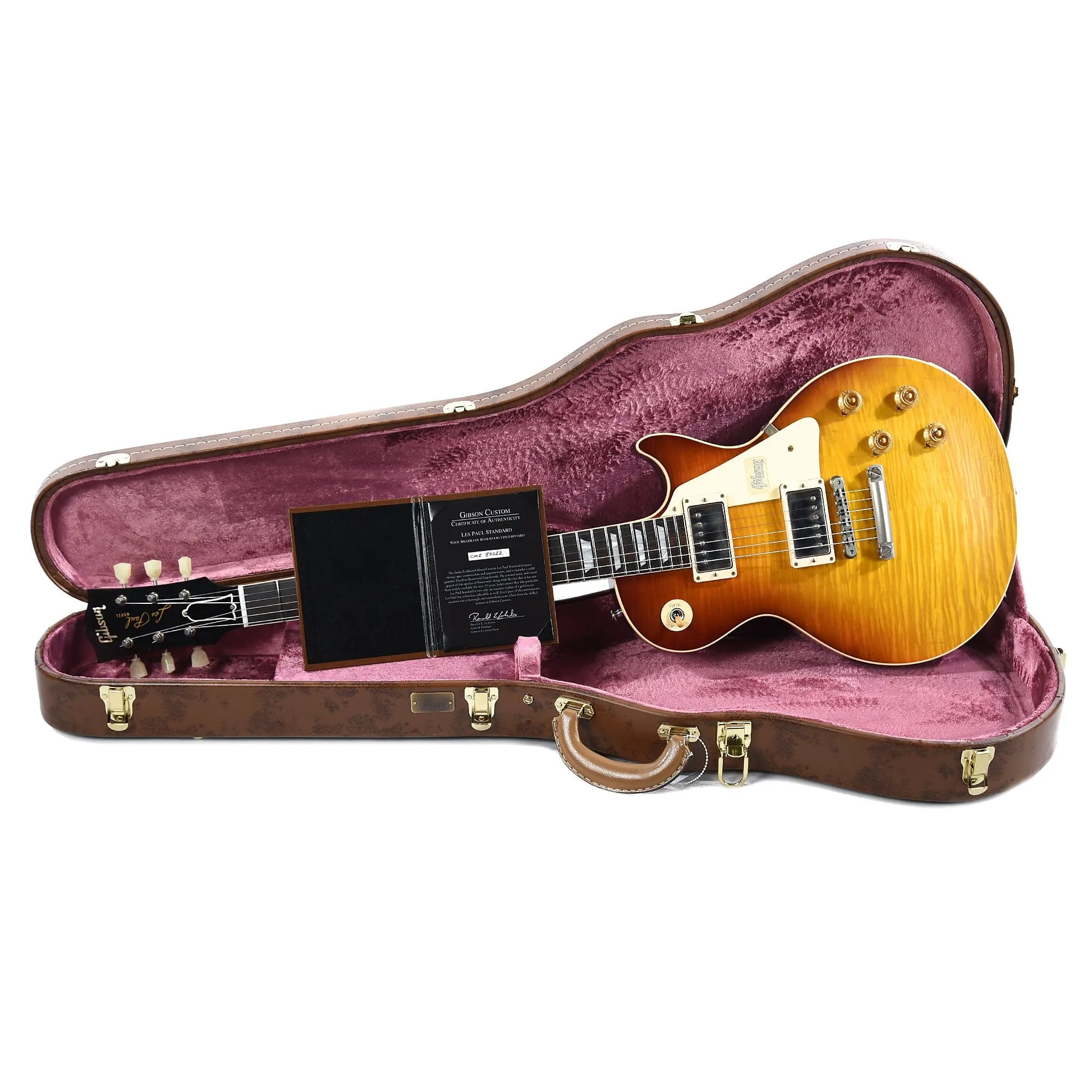 Gibson Custom Les Paul Standard Slow Iced Tea Fade VOS w/Brazilian Fingerboard