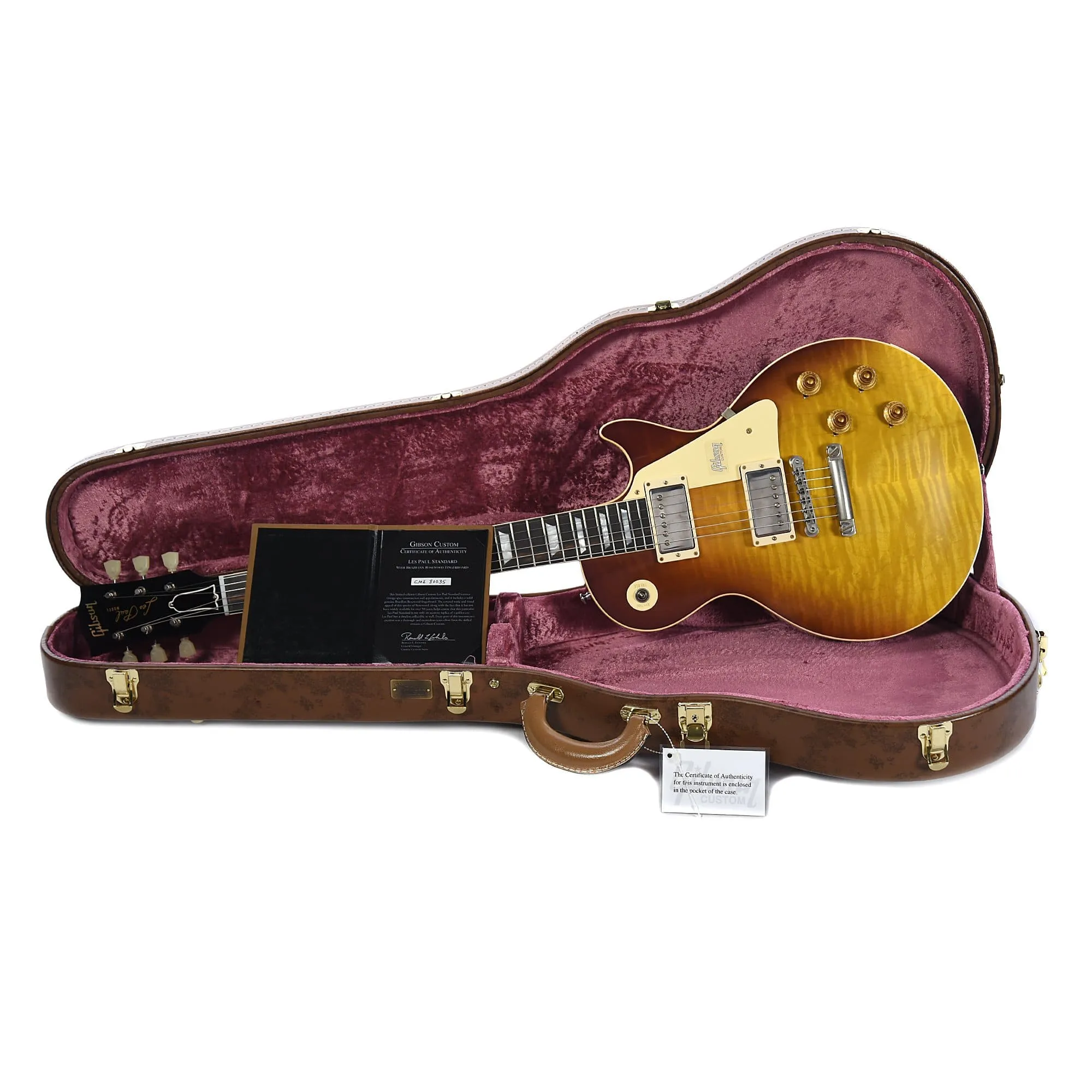 Gibson Custom Les Paul Standard Slow Iced Tea Fade w/Brazilian Fingerboard