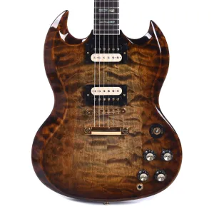 Gibson Custom SG Custom Exotic Quilted Top Whiskey Cobra Burst Gloss NAMM Show Display
