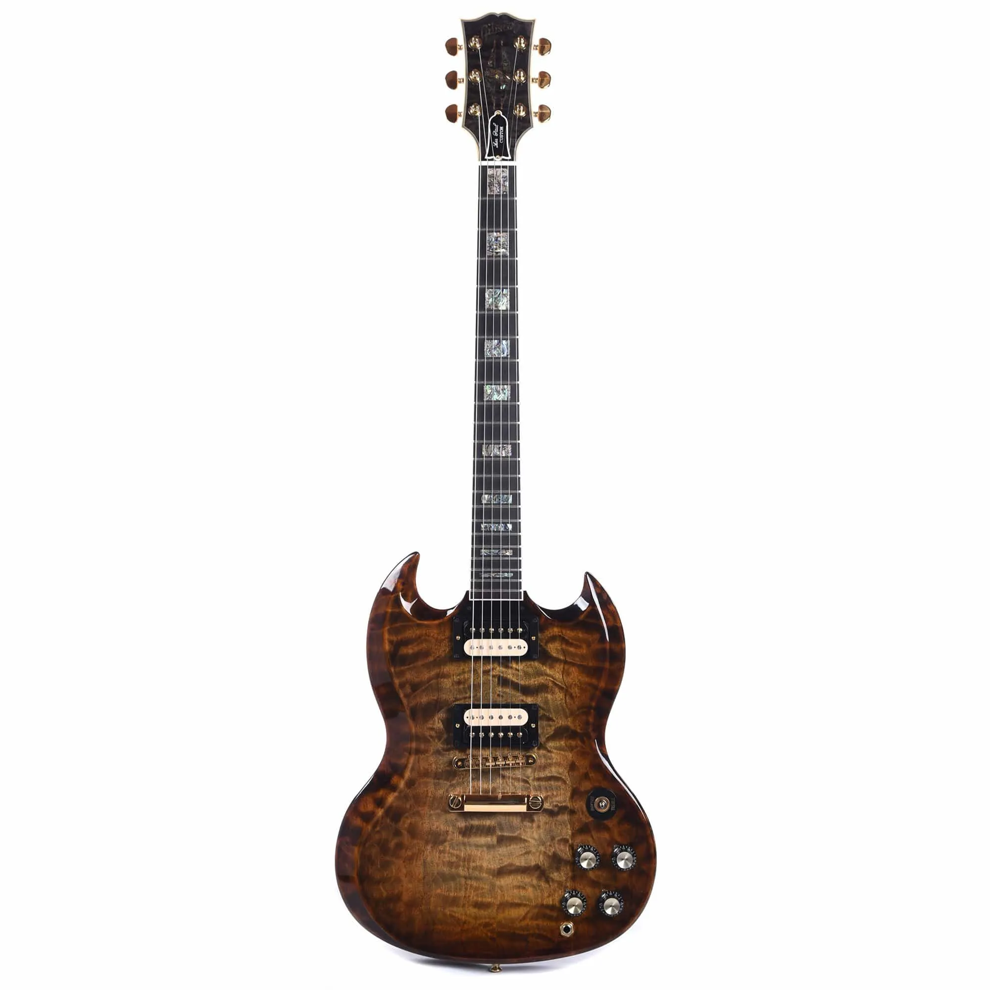 Gibson Custom SG Custom Exotic Quilted Top Whiskey Cobra Burst Gloss NAMM Show Display