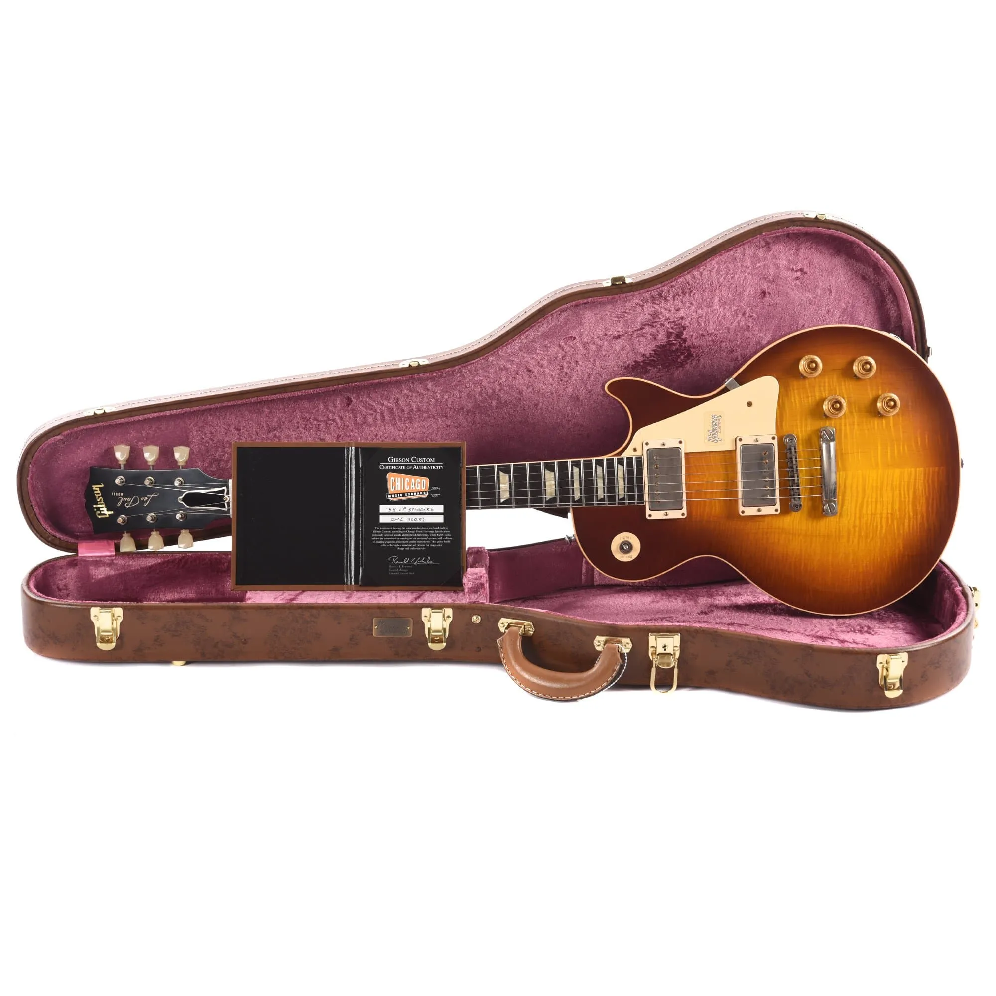 Gibson Custom Shop 1958 Les Paul Standard Cherry Tea Burst VOS