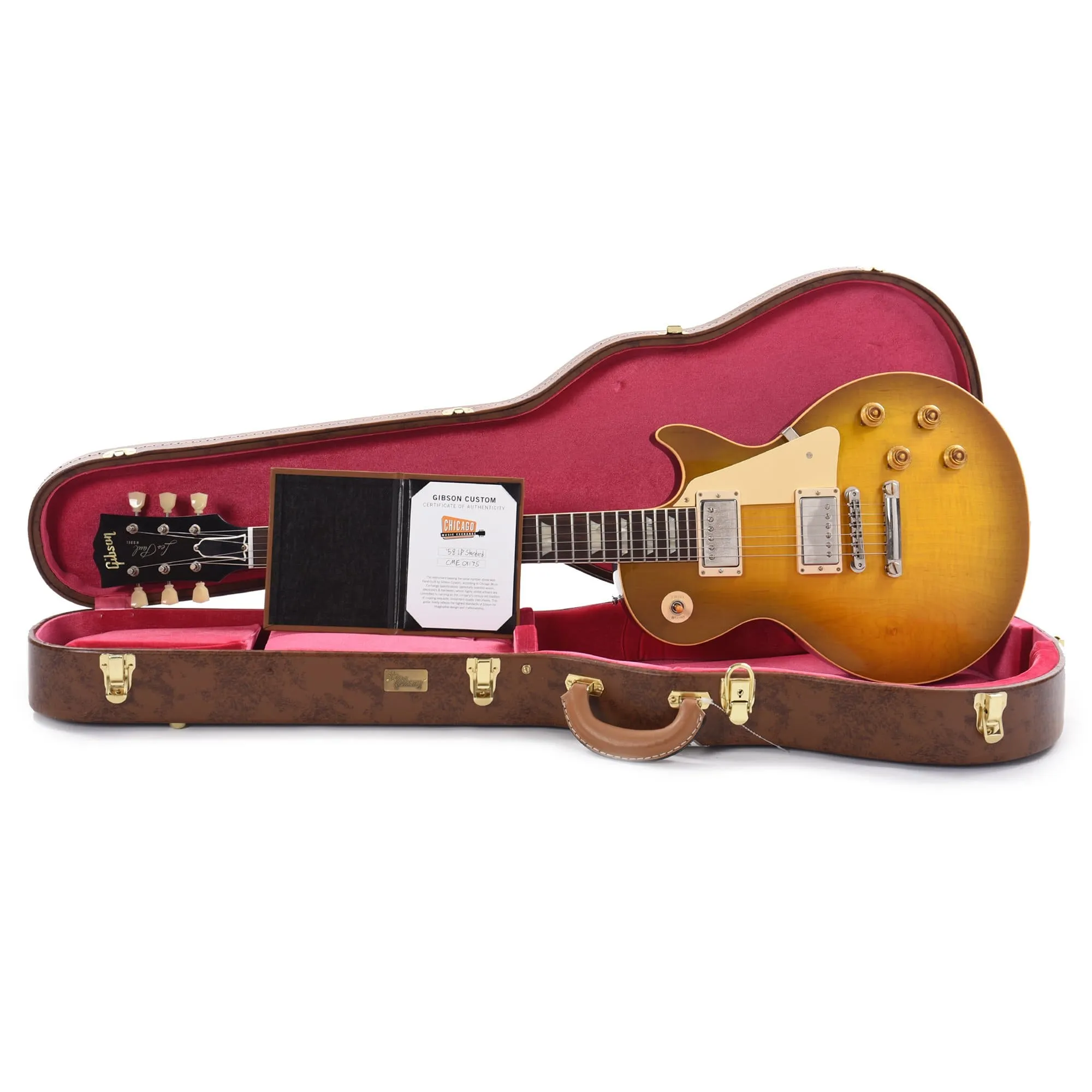 Gibson Custom Shop 1958 Les Paul Standard "CME Spec" Green Lemon VOS NH w/60 V2 Neck Profile