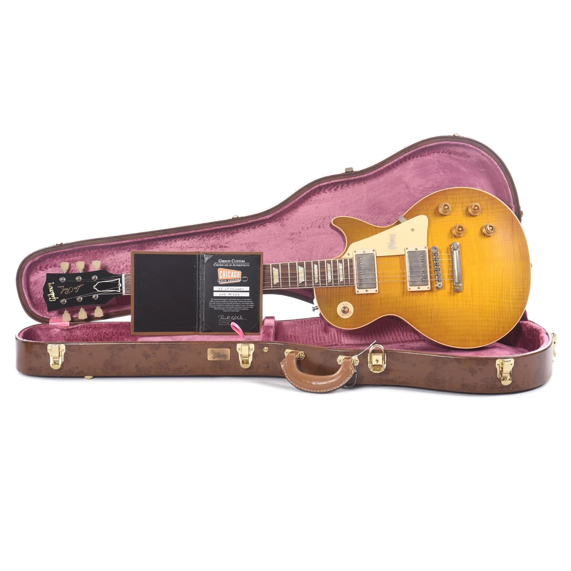 Gibson Custom Shop 1958 Les Paul Standard "CME Spec" Green Lemon VOS w/59 Carmelita Neck