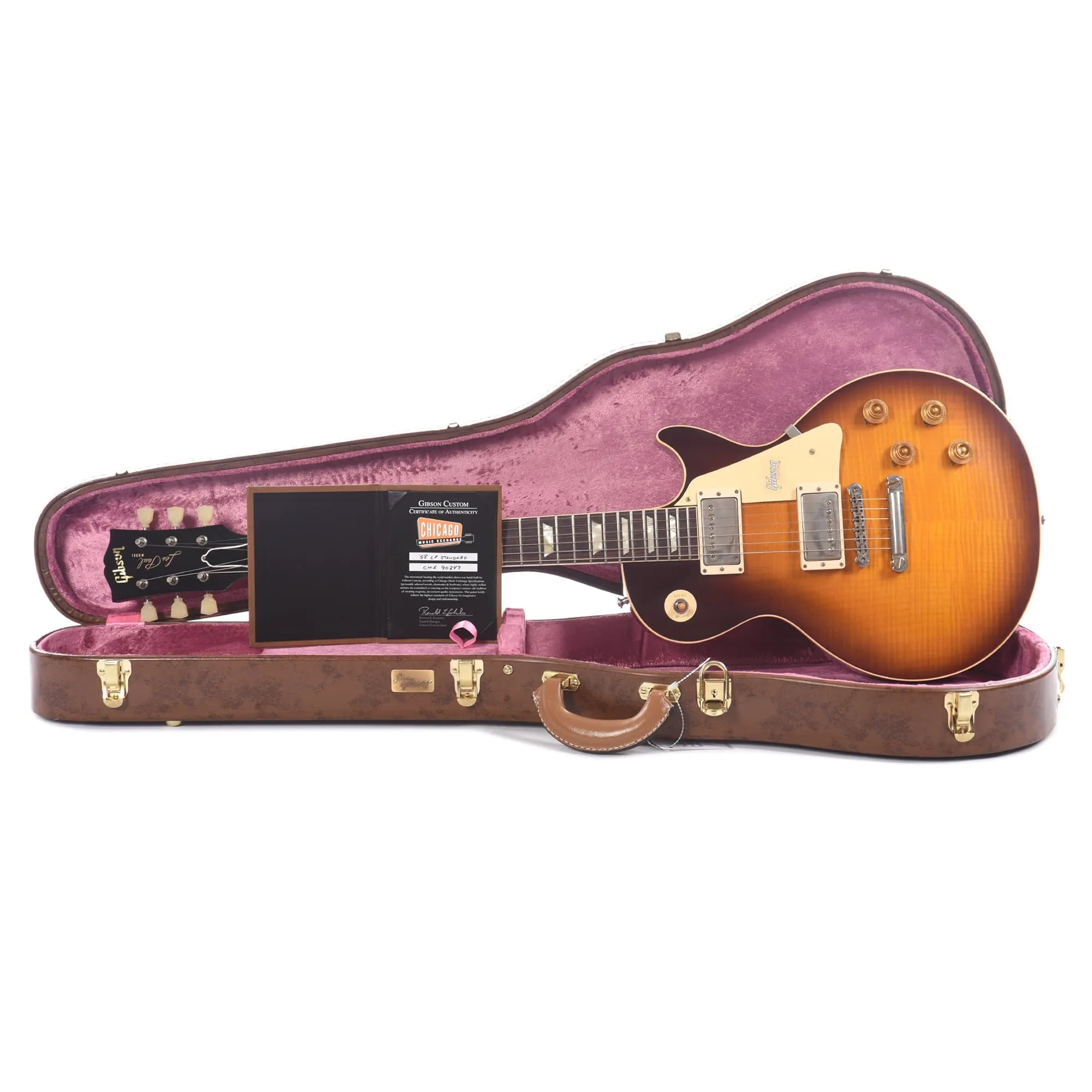 Gibson Custom Shop 1958 Les Paul Standard "CME Spec" Kindred Burst Fade VOS w/59 Carmelita Neck