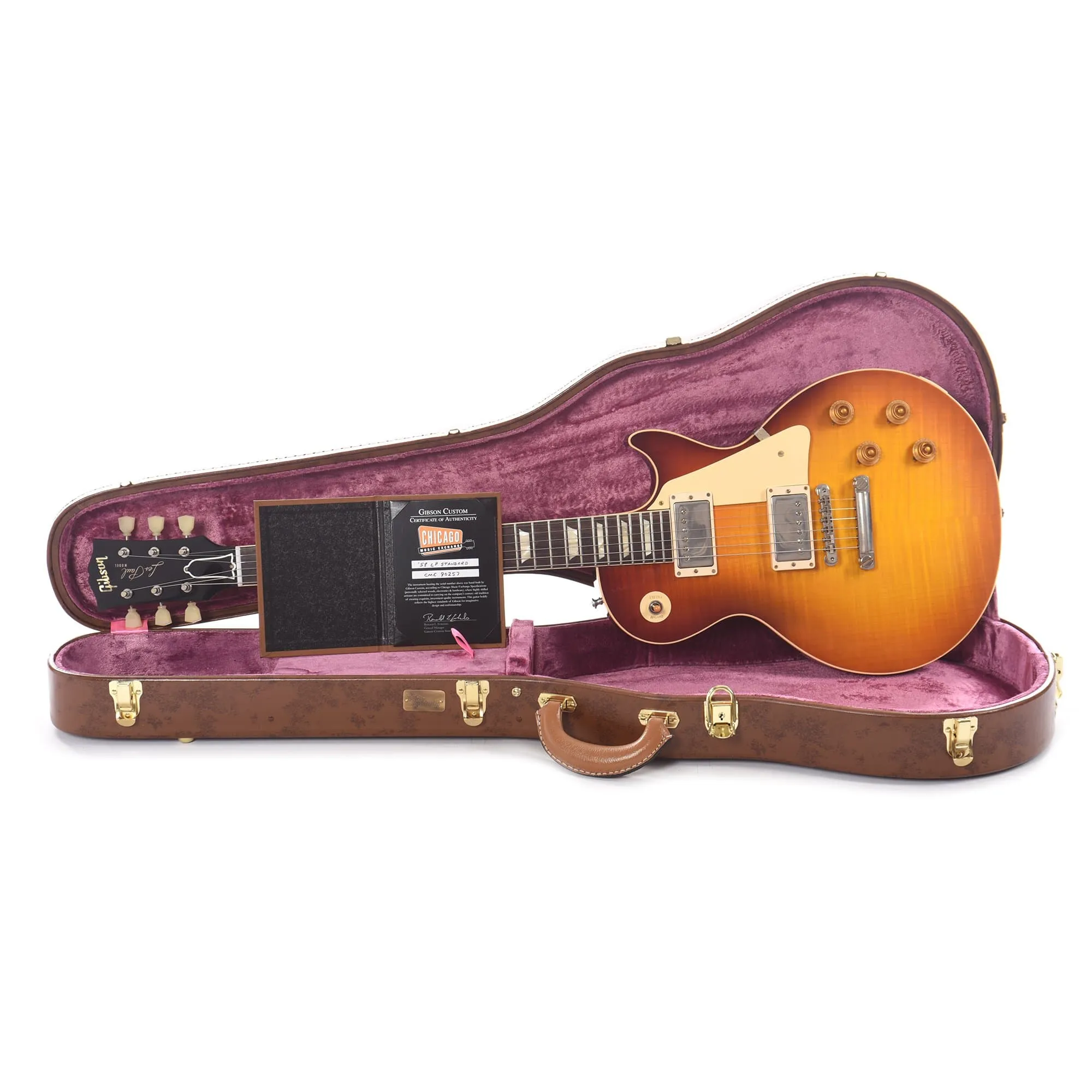 Gibson Custom Shop 1958 Les Paul Standard "CME Spec" Slow Iced Tea Fade VOS w/60 V2 Neck Profile