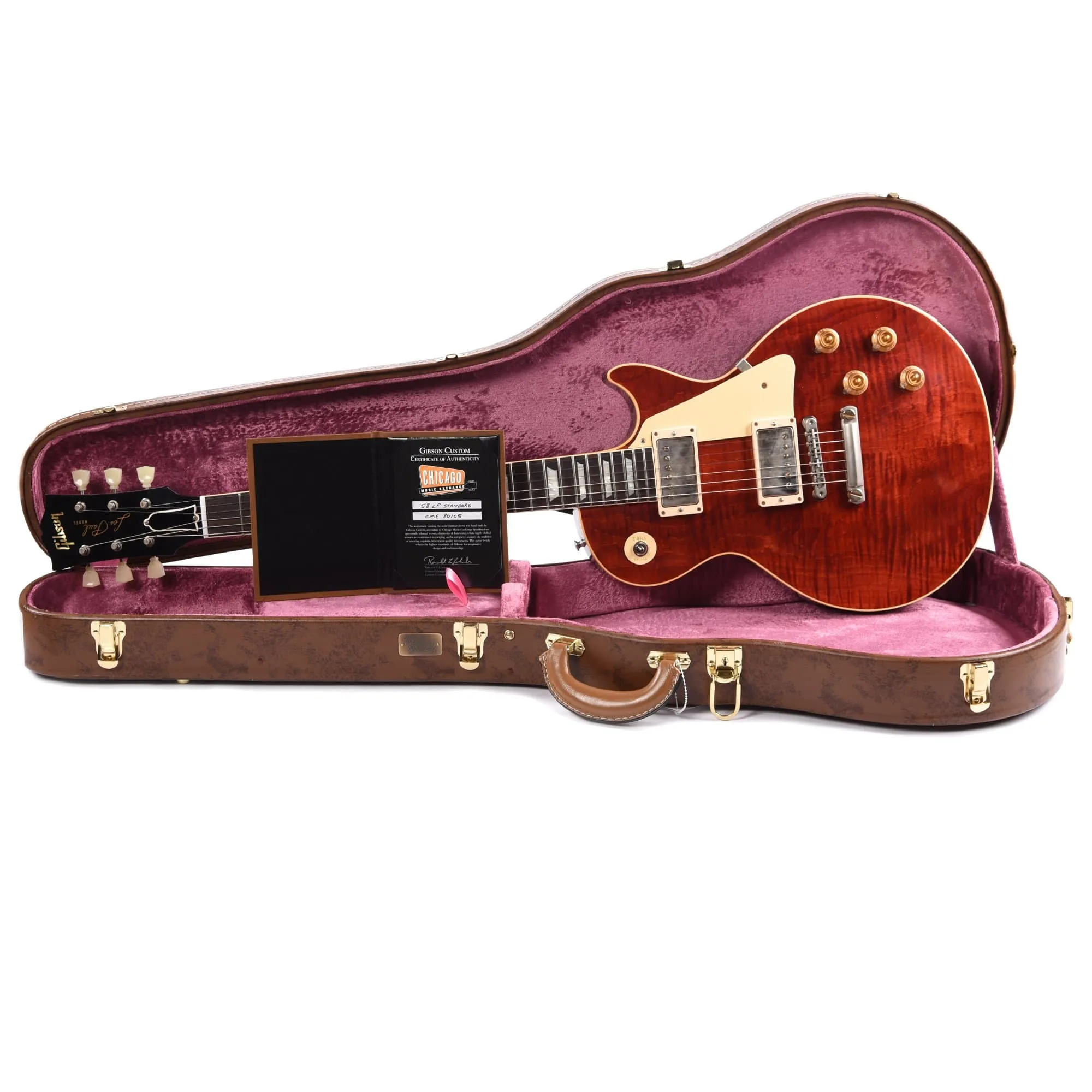 Gibson Custom Shop 1958 Les Paul Standard "CME Spec" Viking Red VOS