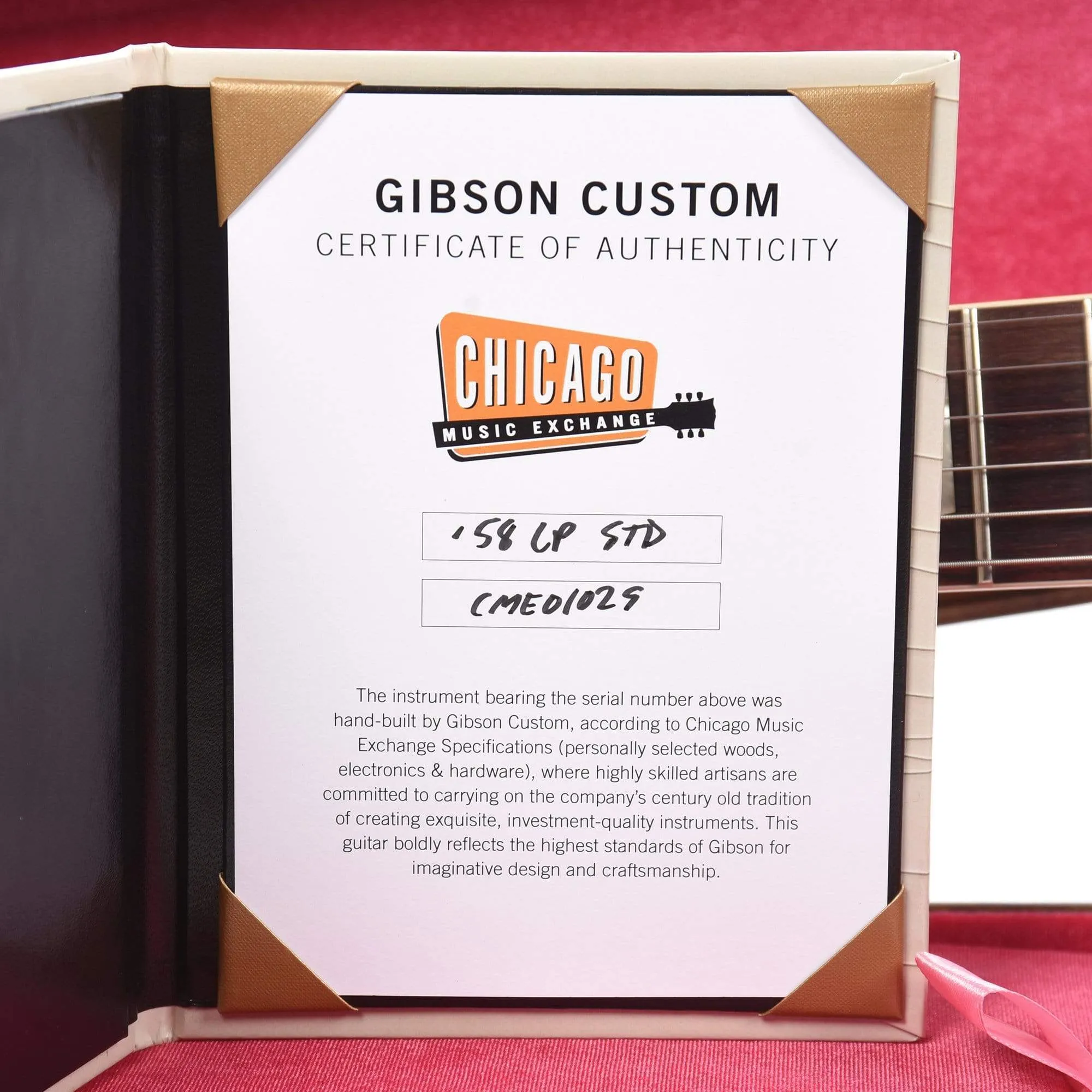 Gibson Custom Shop 1958 Les Paul Standard "CME Spec"