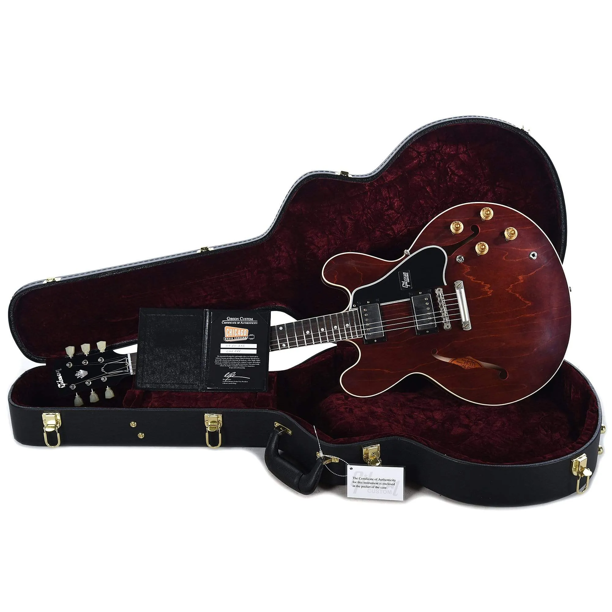 Gibson Custom Shop 1959 ES-335 Viking Red VOS w/Brazilian Rosewood Fingerboard