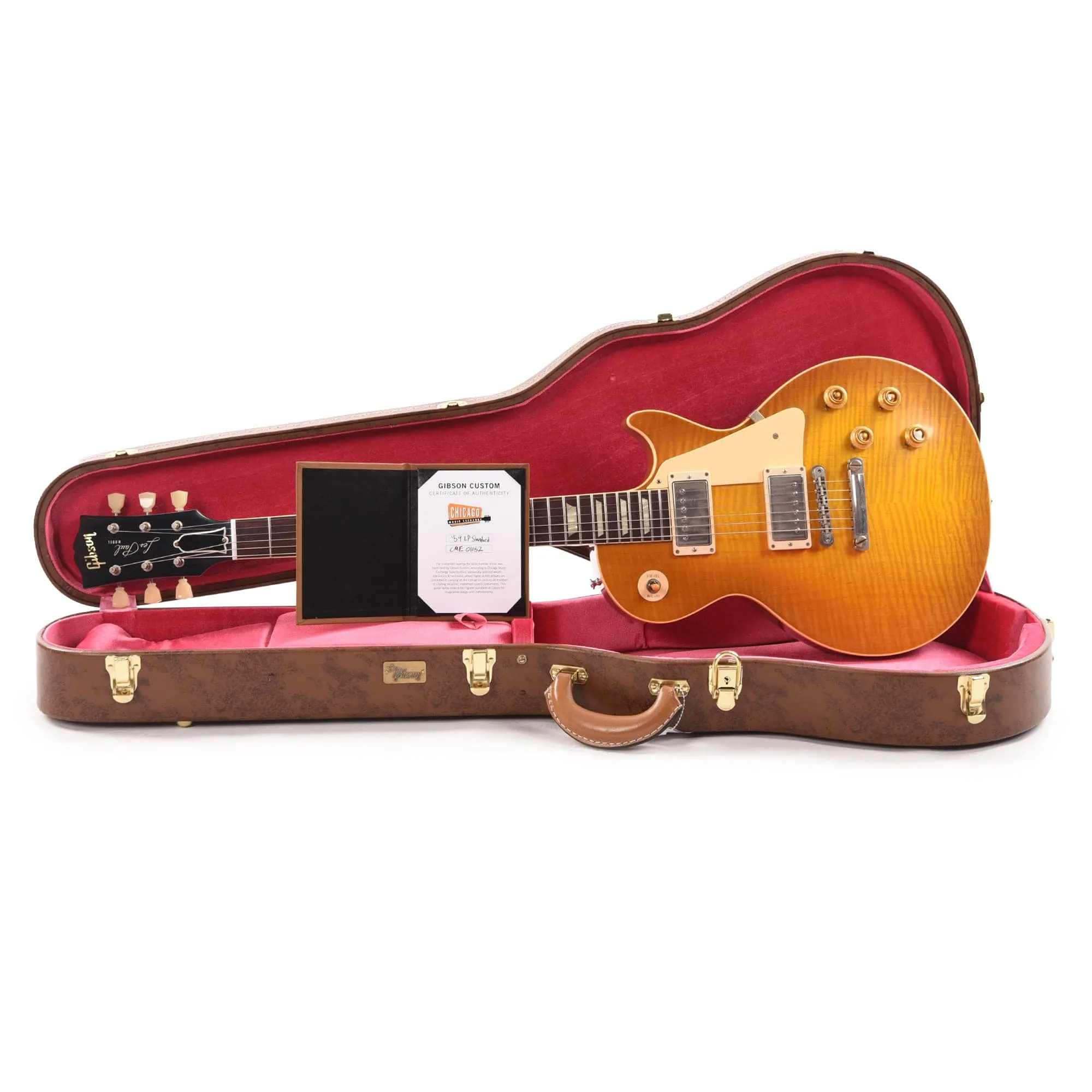Gibson Custom Shop 1959 Les Paul Standard "CME Spec" Chambered Dirty Lemon Fade VOS w/Lightweight Back
