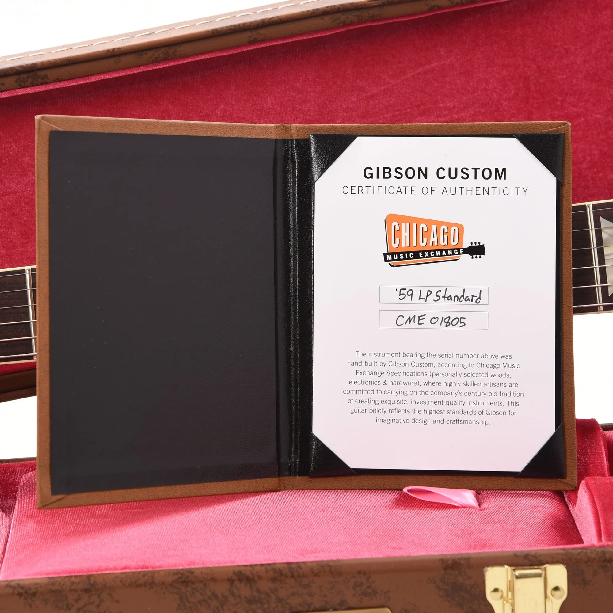 Gibson Custom Shop 1959 Les Paul Standard "CME Spec" Cherry Tea Burst VOS w/60 V2 Neck