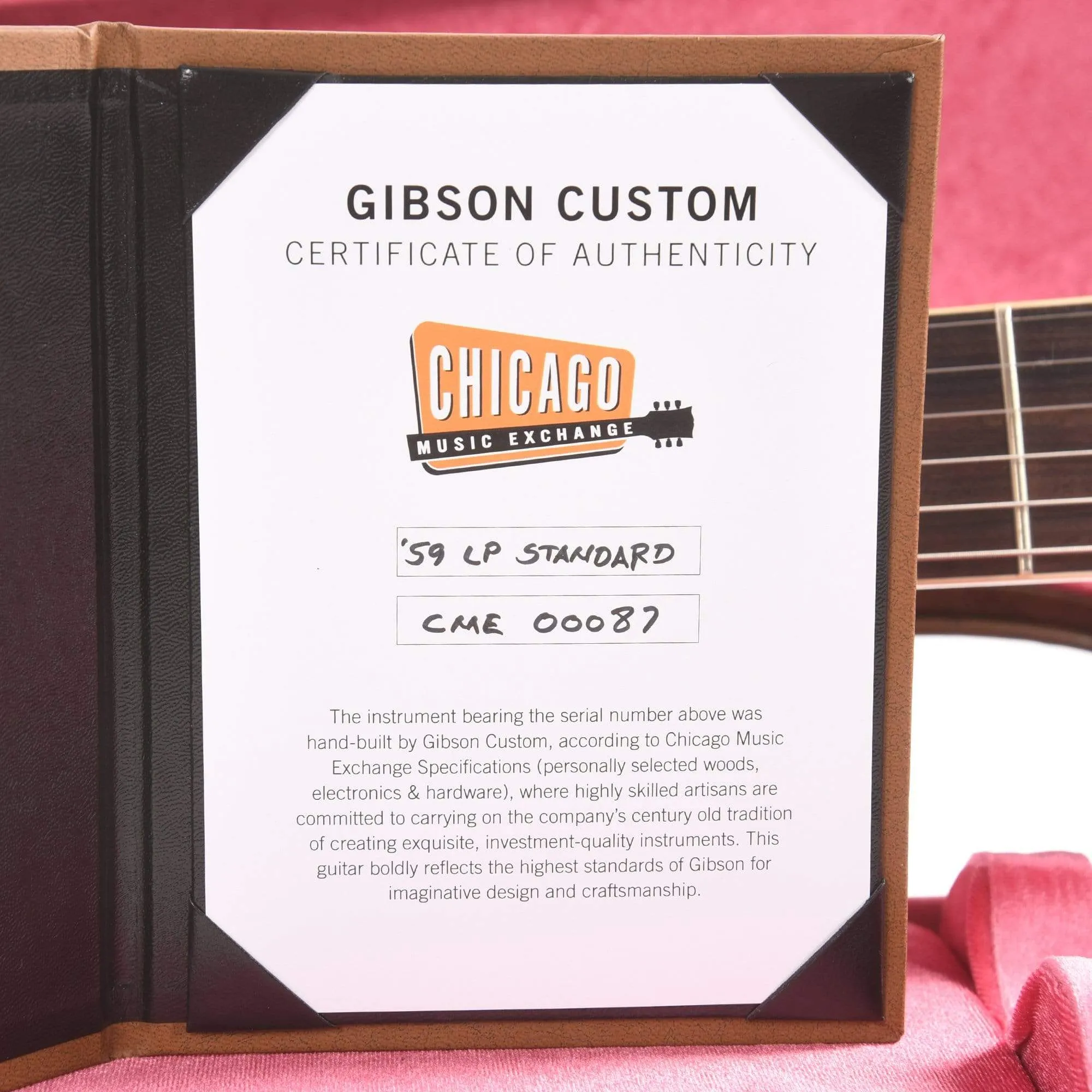 Gibson Custom Shop 1959 Les Paul Standard "CME Spec" Royal Tea Burst Gloss w/59 Carmelita Neck