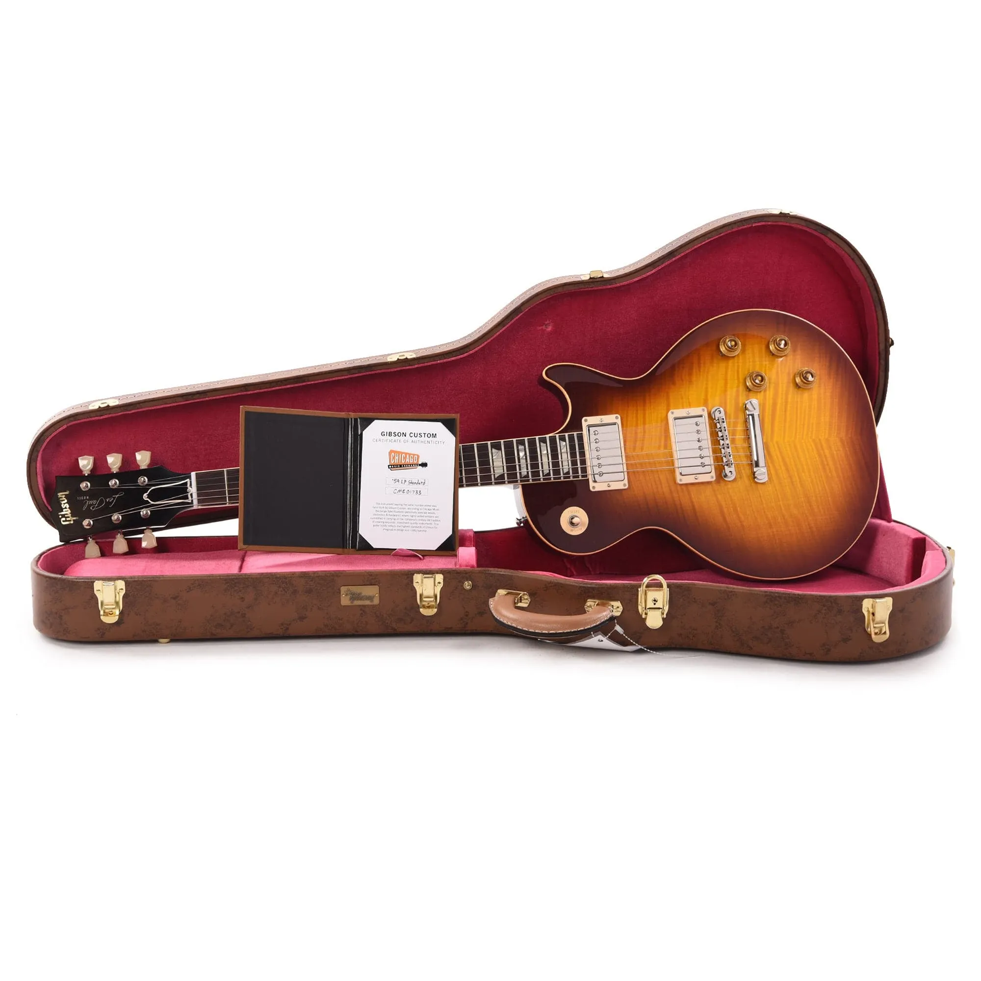 Gibson Custom Shop 1959 Les Paul Standard "CME Spec" Royal Tea Burst Gloss w/60 V2 Neck