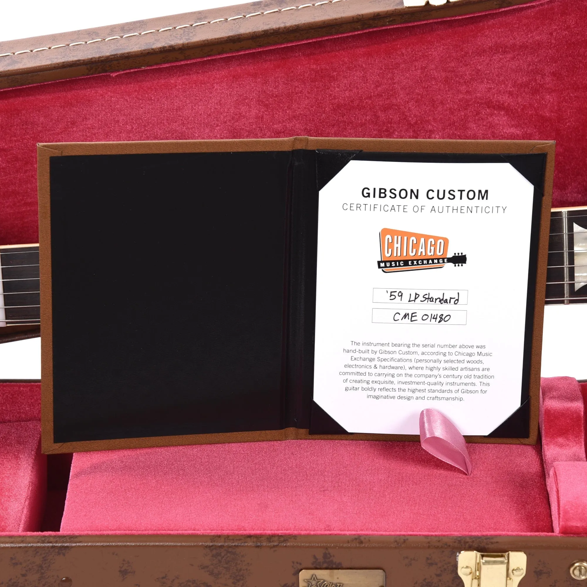 Gibson Custom Shop 1959 LP Standard "CME Spec" Royal Tea Burst Gloss w/59 Carmelita Neck