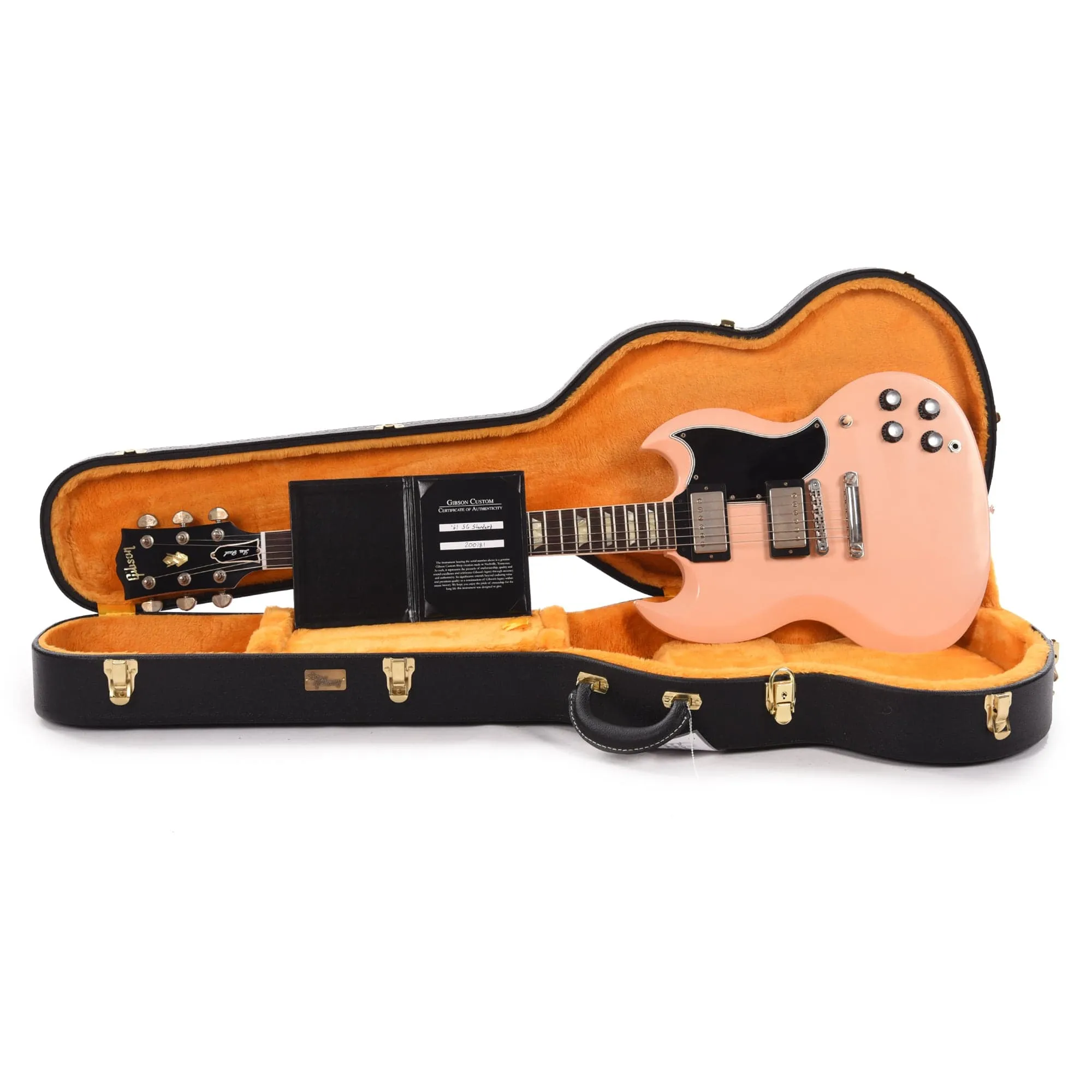 Gibson Custom Shop 1961 Les Paul SG Standard "CME Spec" VOS Antique Shell Pink w/Stop Bar & Grovers