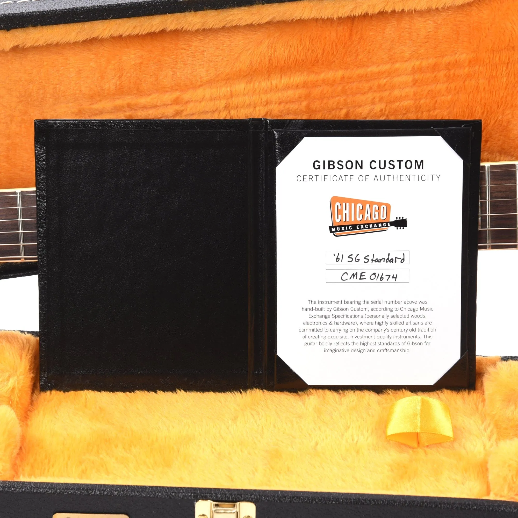 Gibson Custom Shop 1961 SG Standard Reissue "CME Spec" Antique Pewter Sparkle VOS