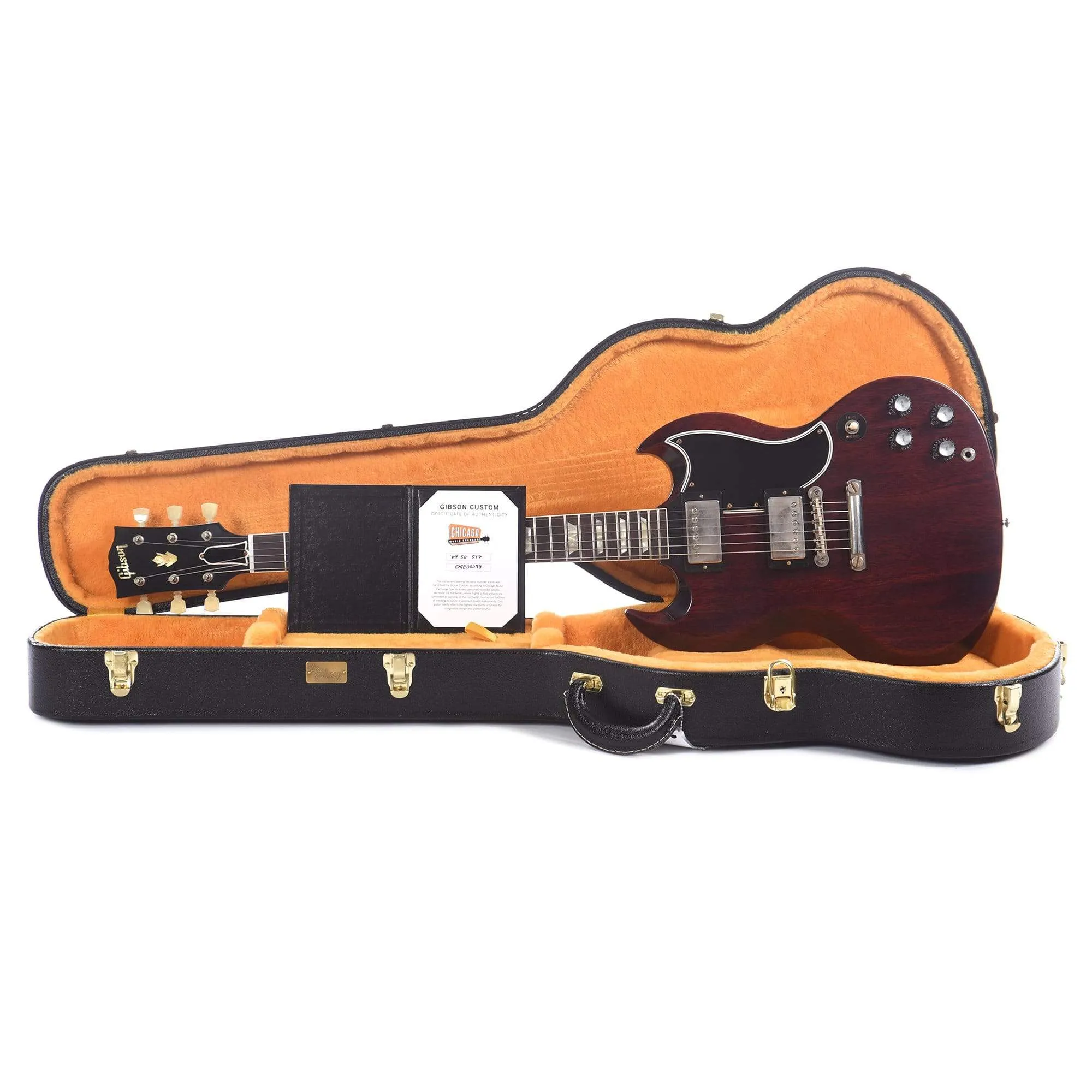 Gibson Custom Shop 1964 SG Standard "CME Spec" True Historic Red Aniline Dye VOS