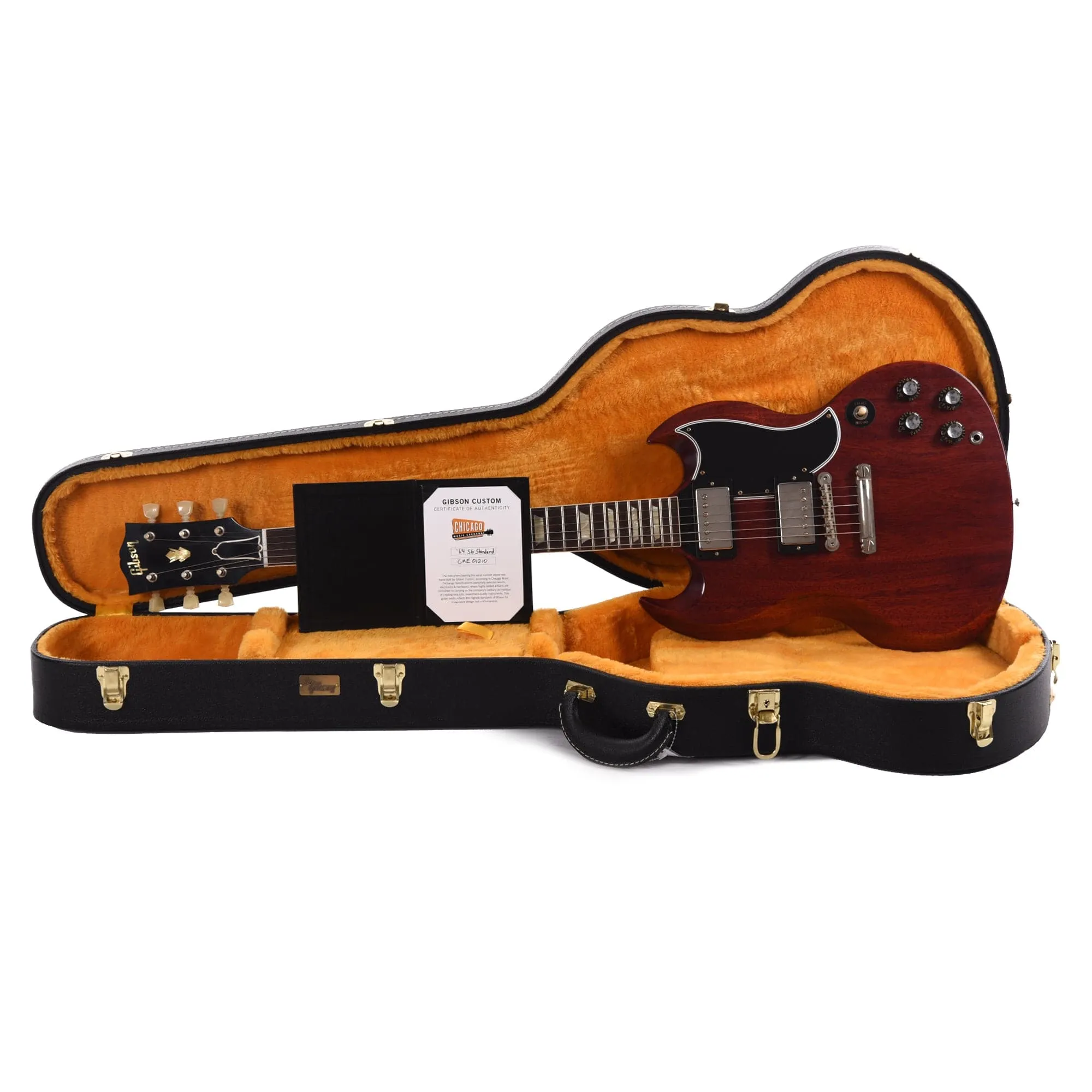 Gibson Custom Shop 1964 SG Standard "CME Spec" True Historic Red Aniline Dye