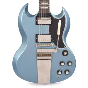 Gibson Custom Shop 1964 SG Standard Reissue "CME Spec" Heavy Antique Pelham Blue Murphy Lab Ultra Light Aged w/Maestro Vibrola