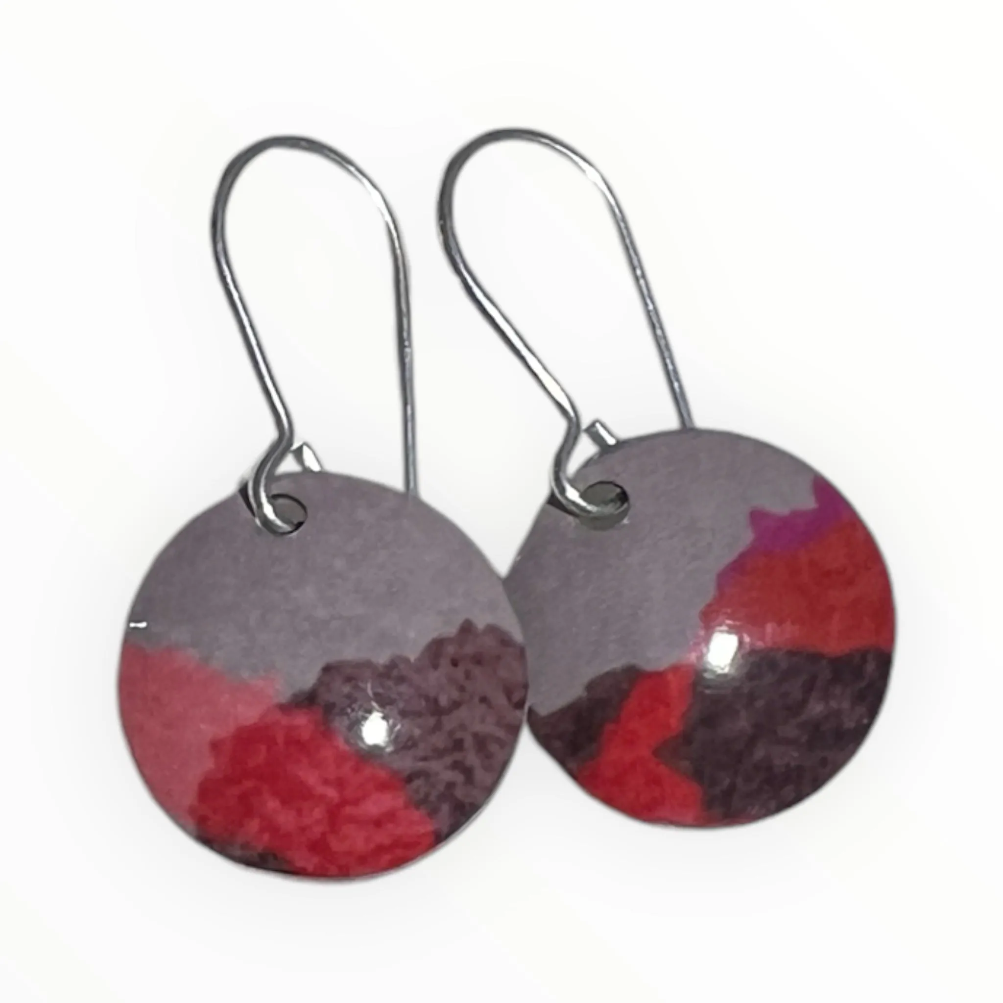 Glossy grey mauve mix