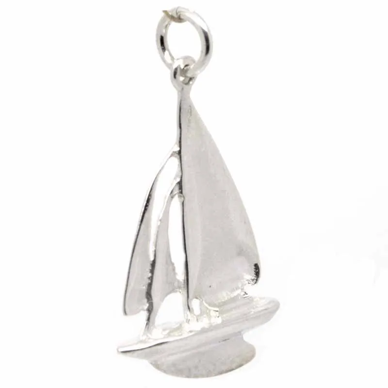 Gold Sailing Boat Yacht Charm