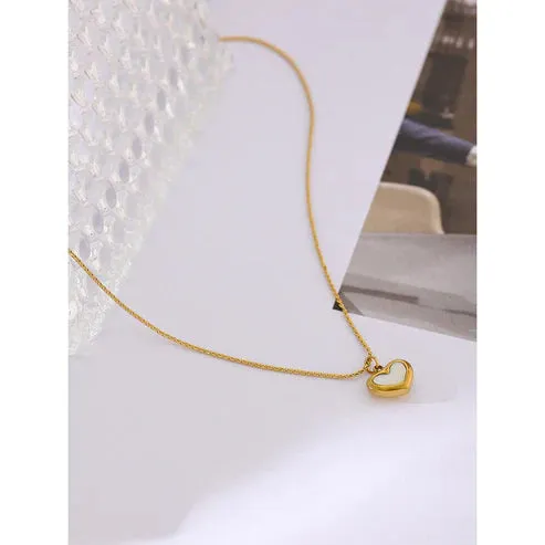 Golden Love Heart Pendant