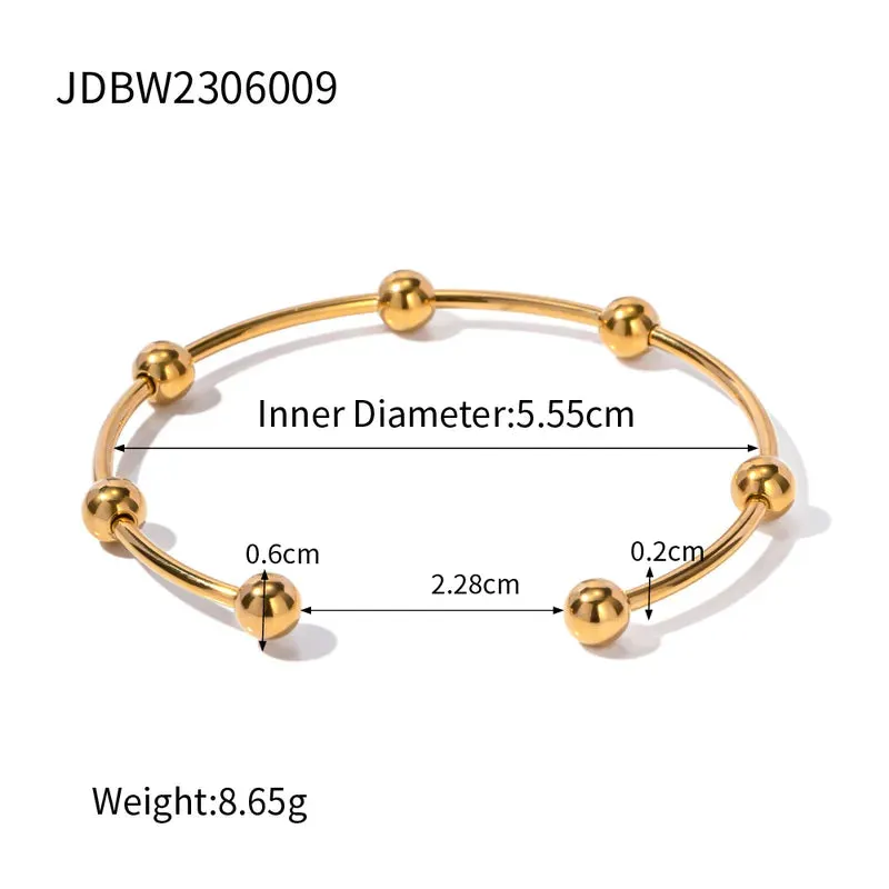 Golden Orb Bangle