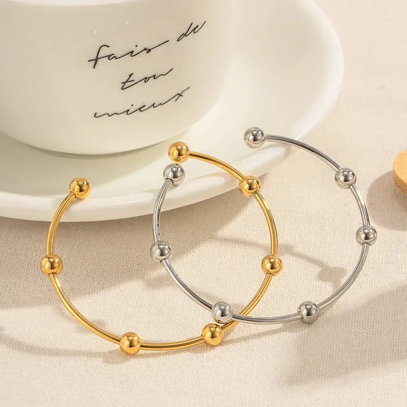 Golden Orb Bangle