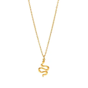 Golden Serpent Necklace