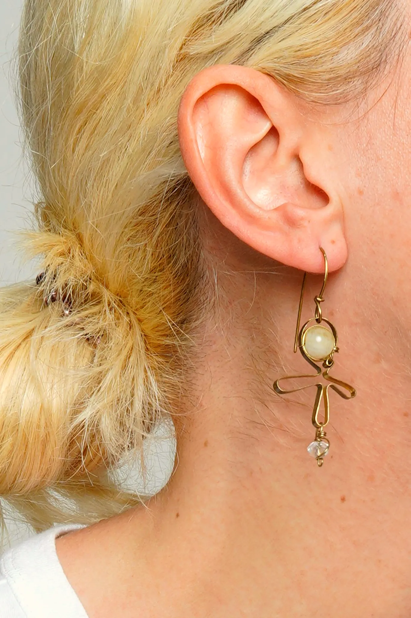 Handmade Brass Earrings