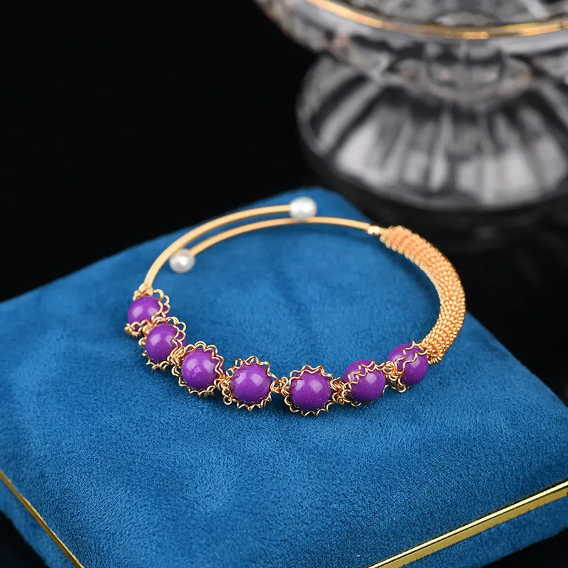 Handmade diy fashion jewelry crystal bracelet custom birthday gift
