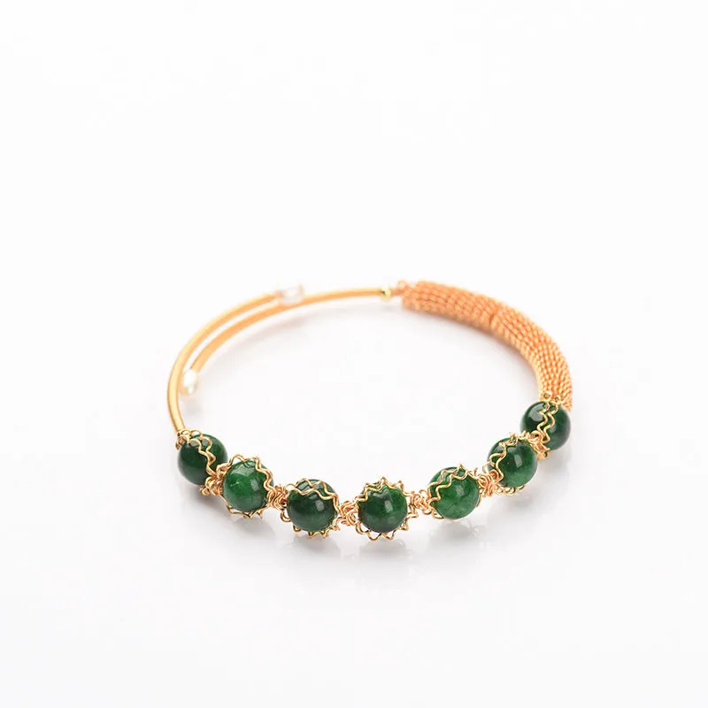 Handmade diy fashion jewelry crystal bracelet custom birthday gift
