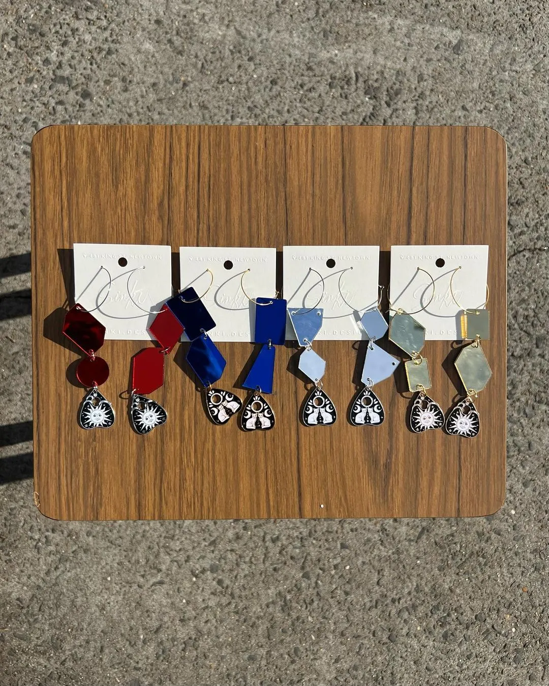 Handmade Planchette Earrings