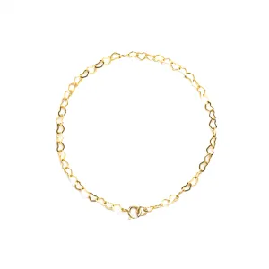 Heart Bracelet Gold Filled