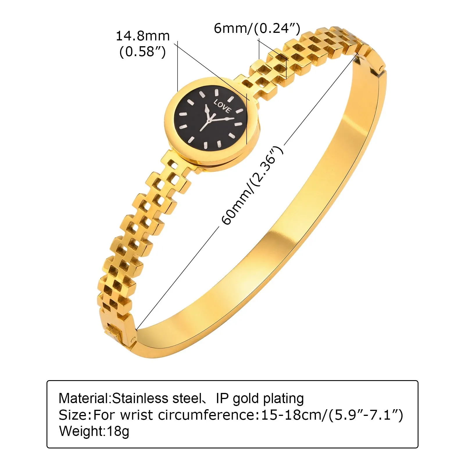 Jewelry CZ Stone Bracelet, Gold High Quality Stainless Steel Cubic Zirconia Bracelets