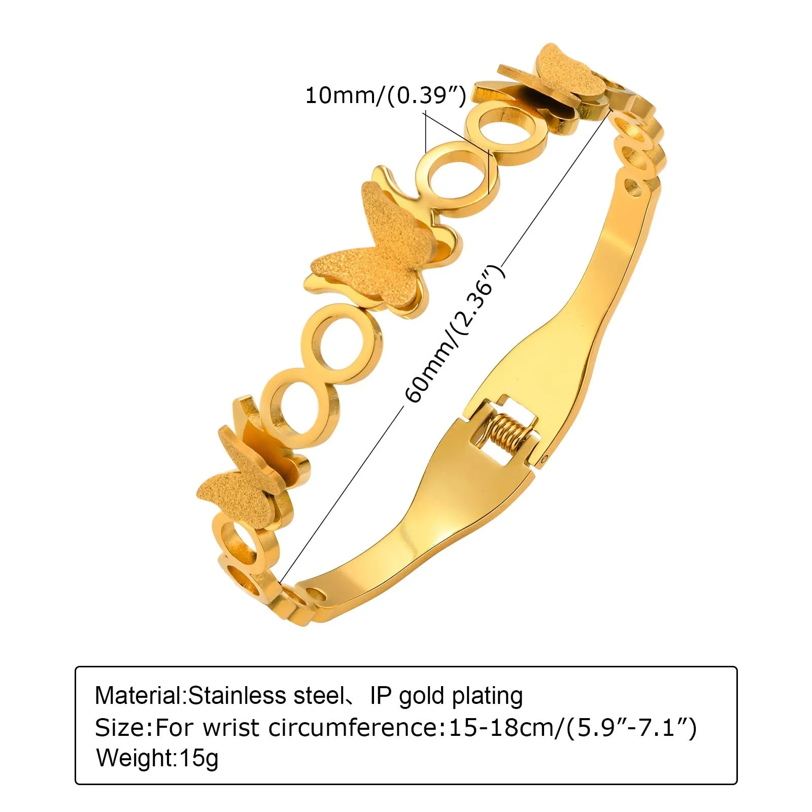 Jewelry CZ Stone Bracelet, Gold High Quality Stainless Steel Cubic Zirconia Bracelets