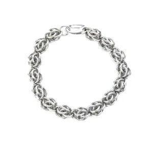 Kingsmaille Men’s Large link Chain Mail Bracelet - Anjo Designs