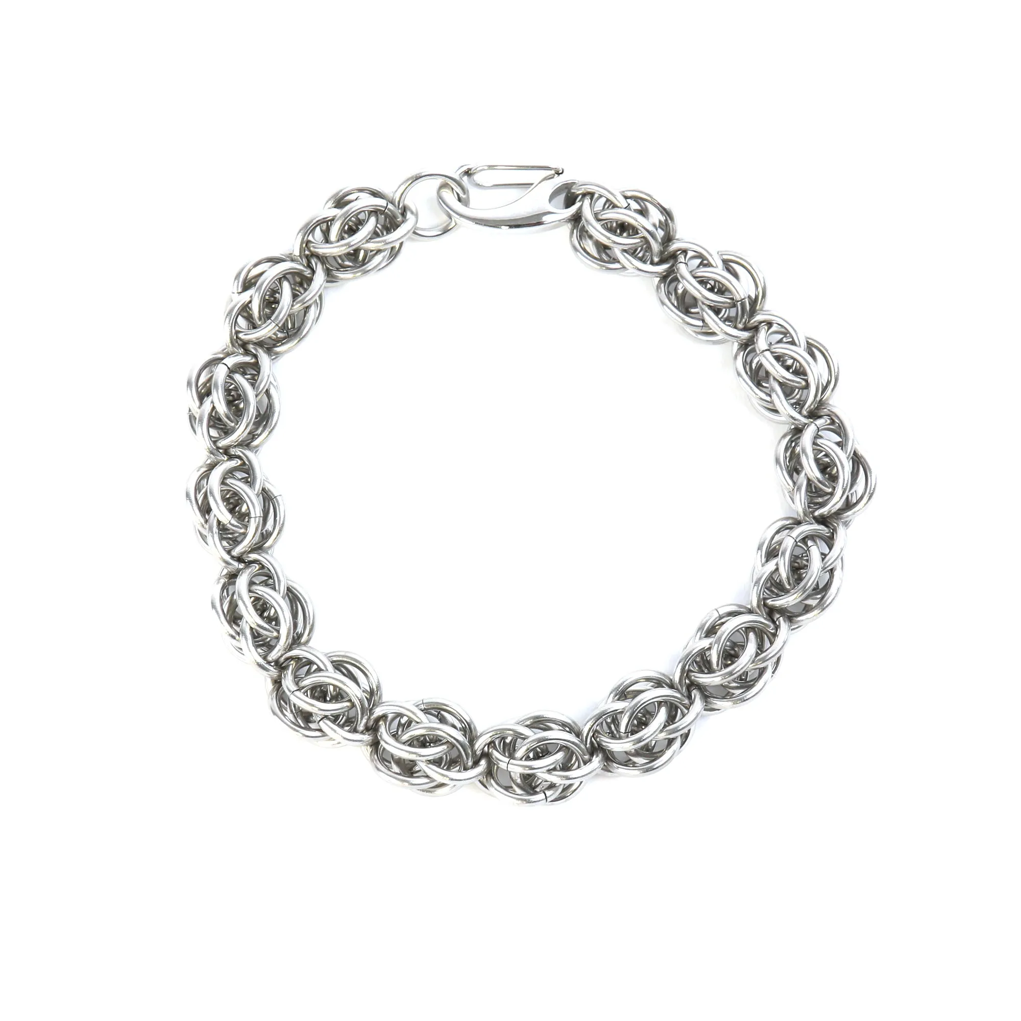 Kingsmaille Men’s Large link Chain Mail Bracelet - Anjo Designs