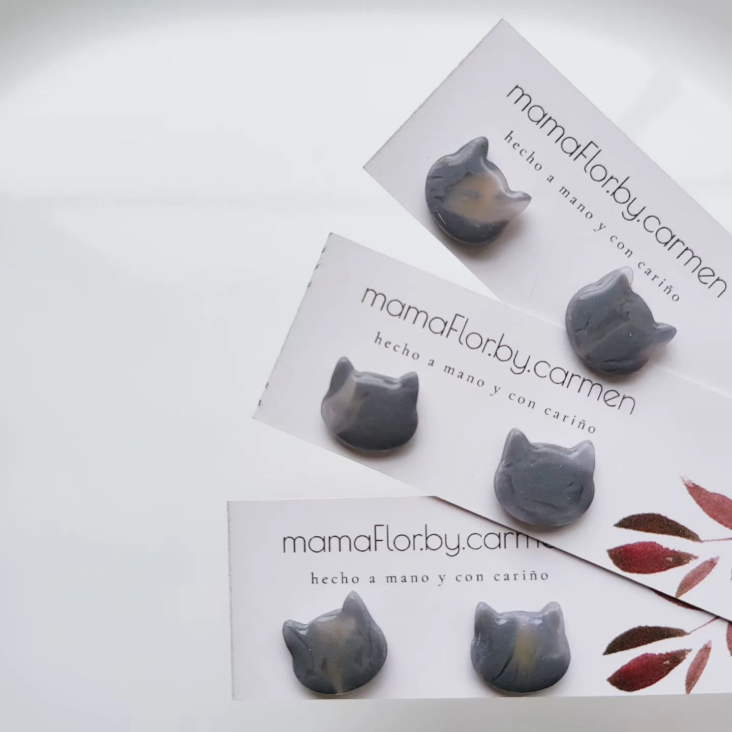 Kitty Stud Earrings - 5 color options