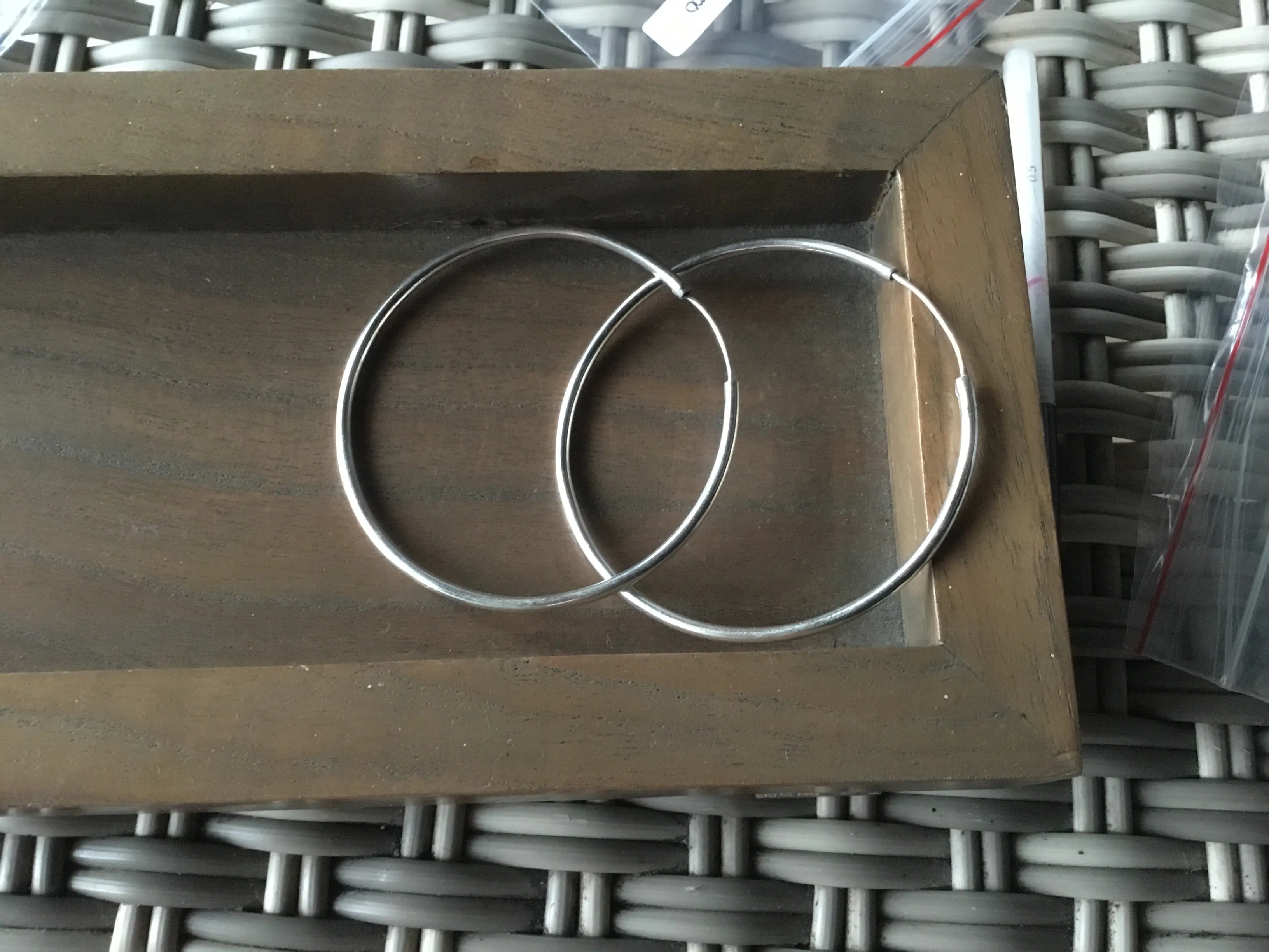 Large 70mm Sterling Silver Hoop Earrings