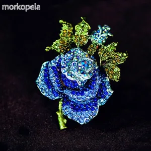 Large Flower Brooch Pin For Dresses Beautiful Luxury Pins And Brooches