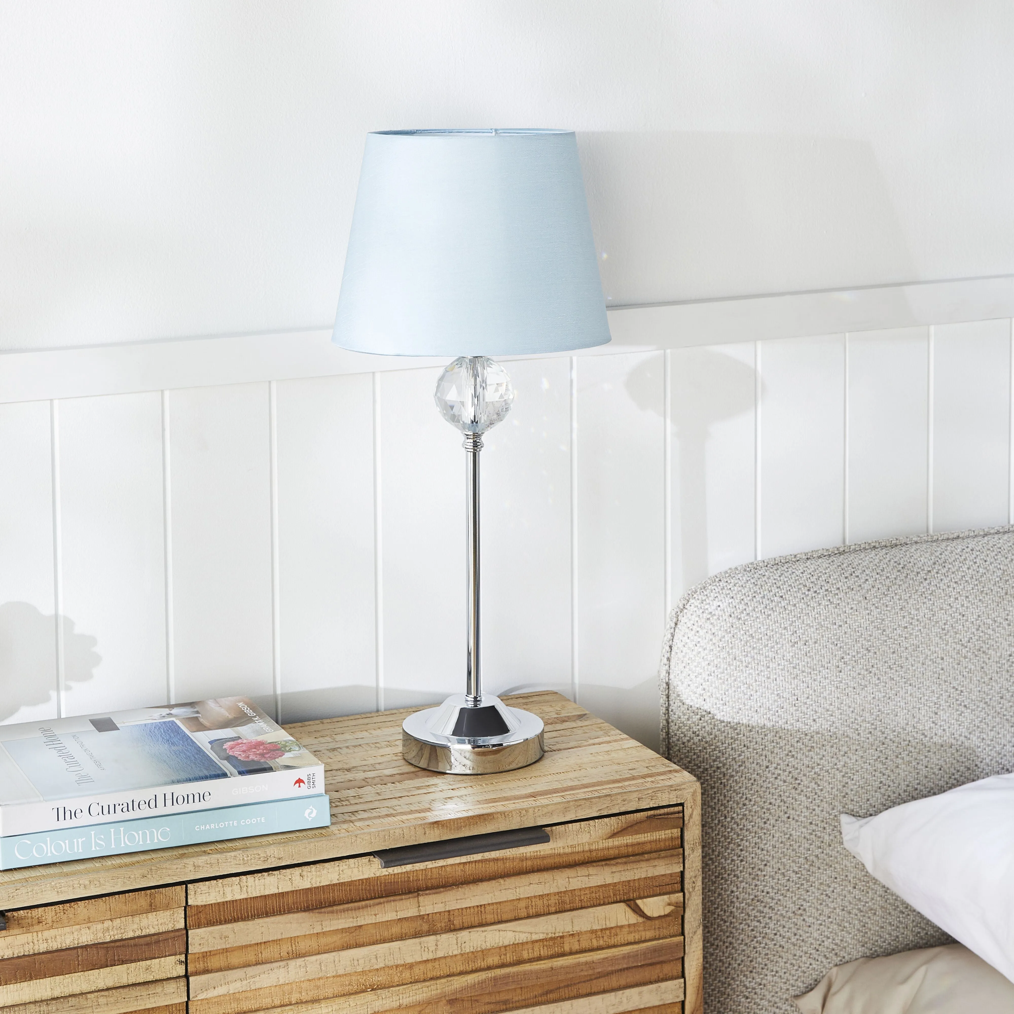 Lillya Crystal Glass Table Lamp 54cm
